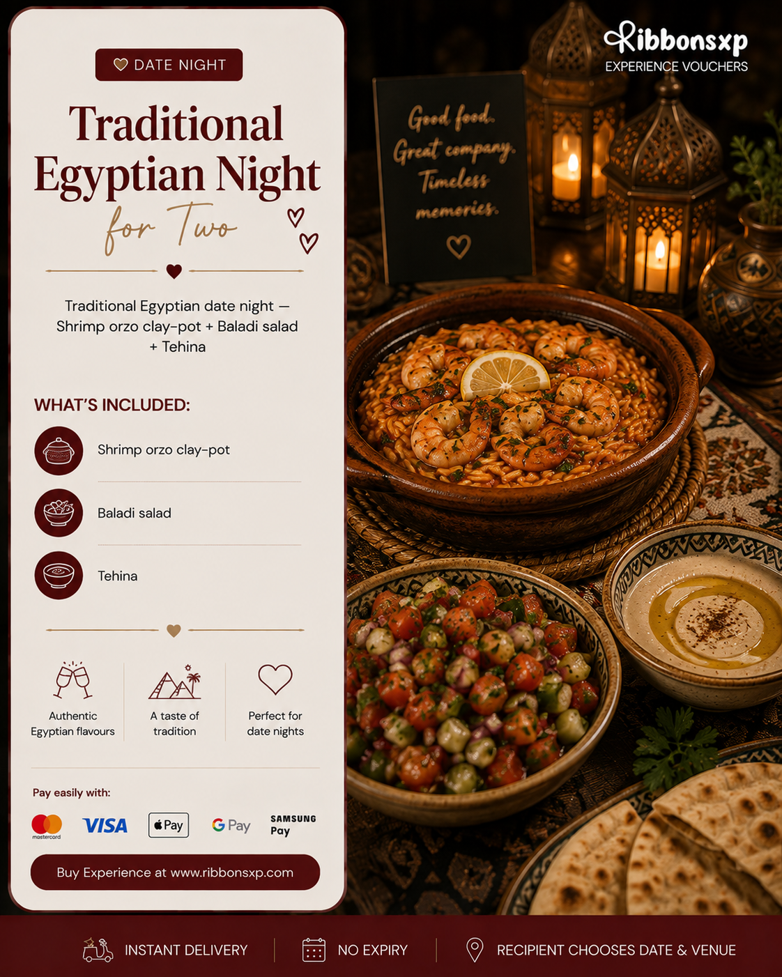 Traditional Egyptian Night for Two