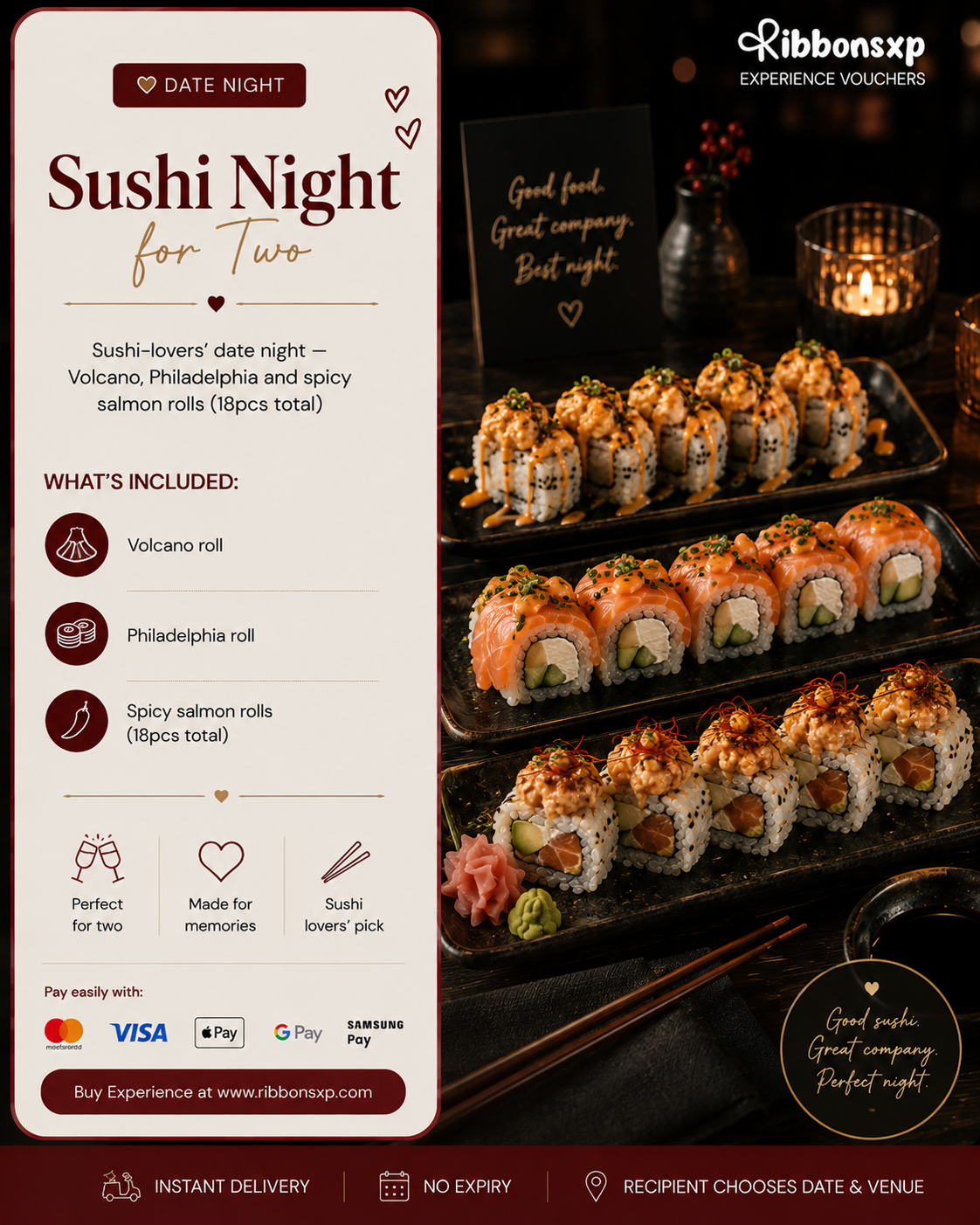 Sushi Night for Two