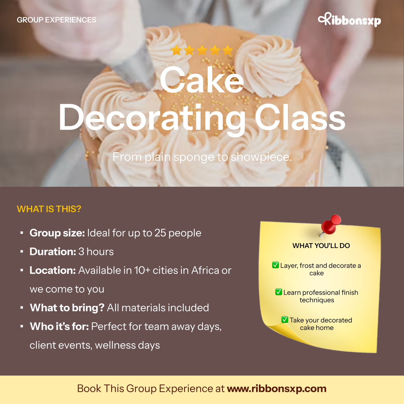 Cake Decorating Class