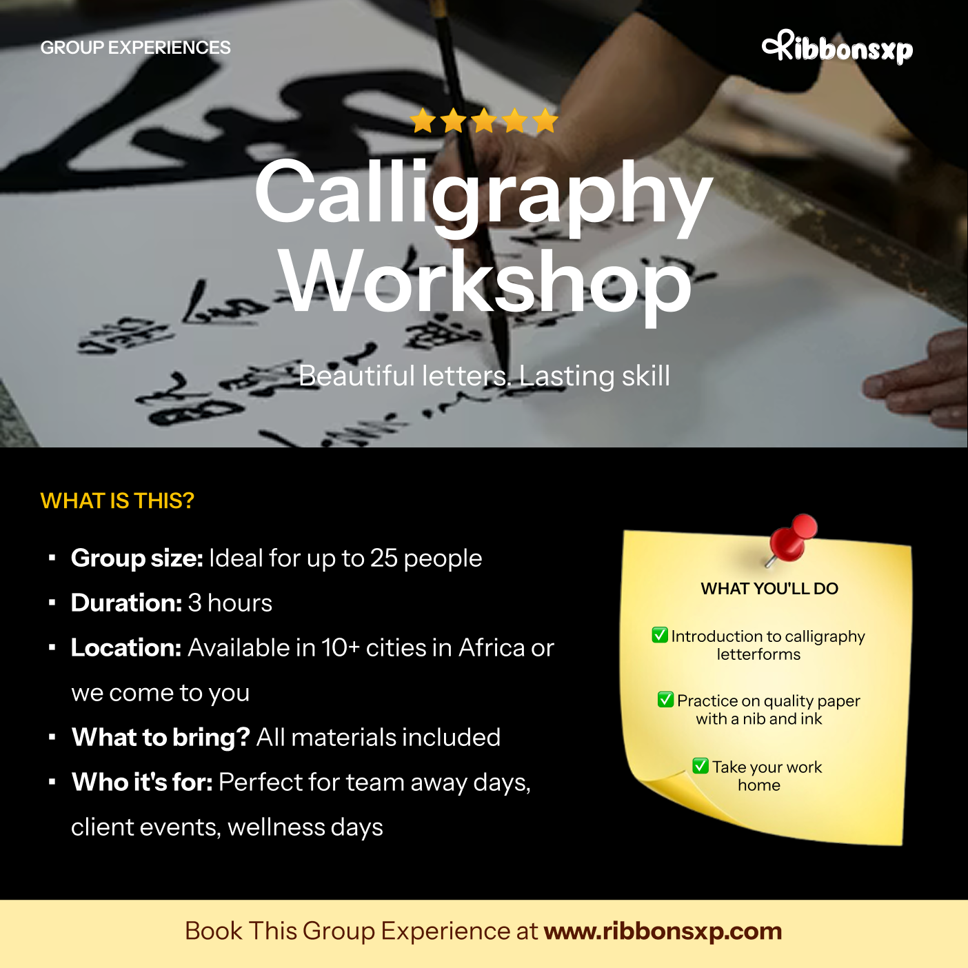 Calligraphy Workshop