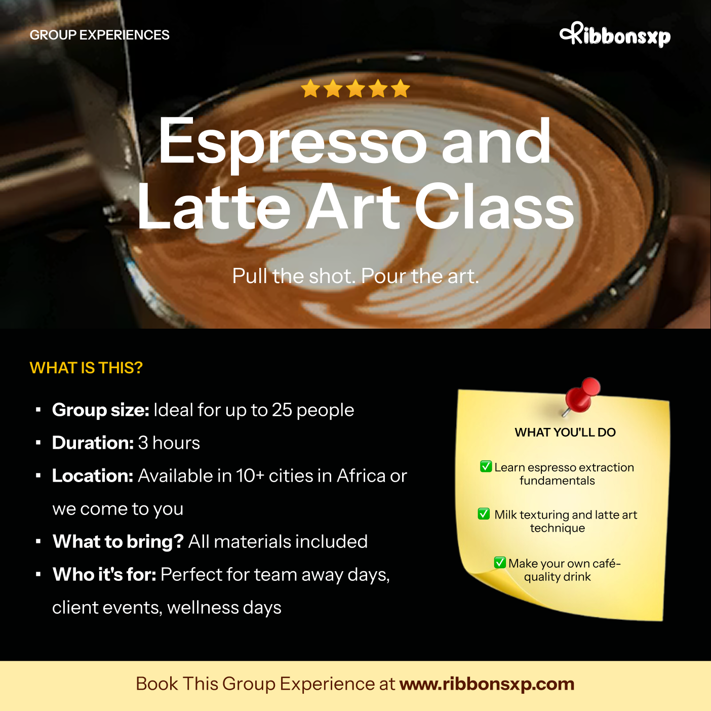 Espresso and Latte Art Class