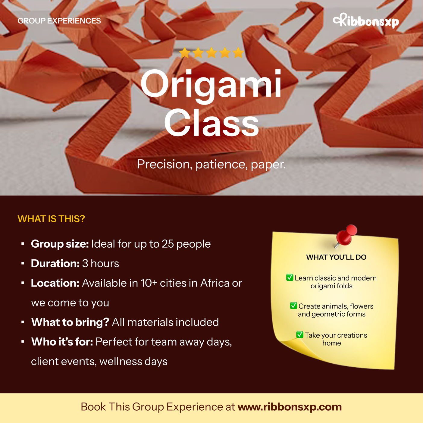 Origami Class