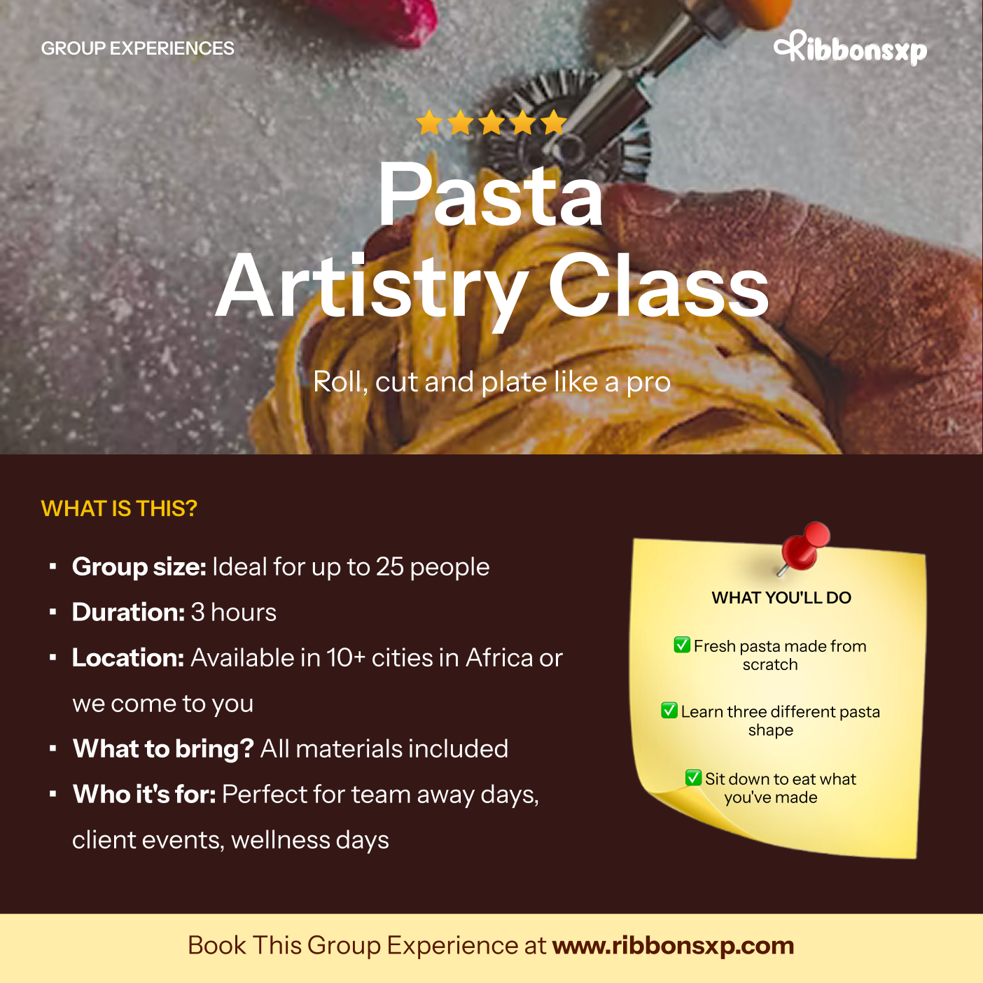 Pasta Artistry Class