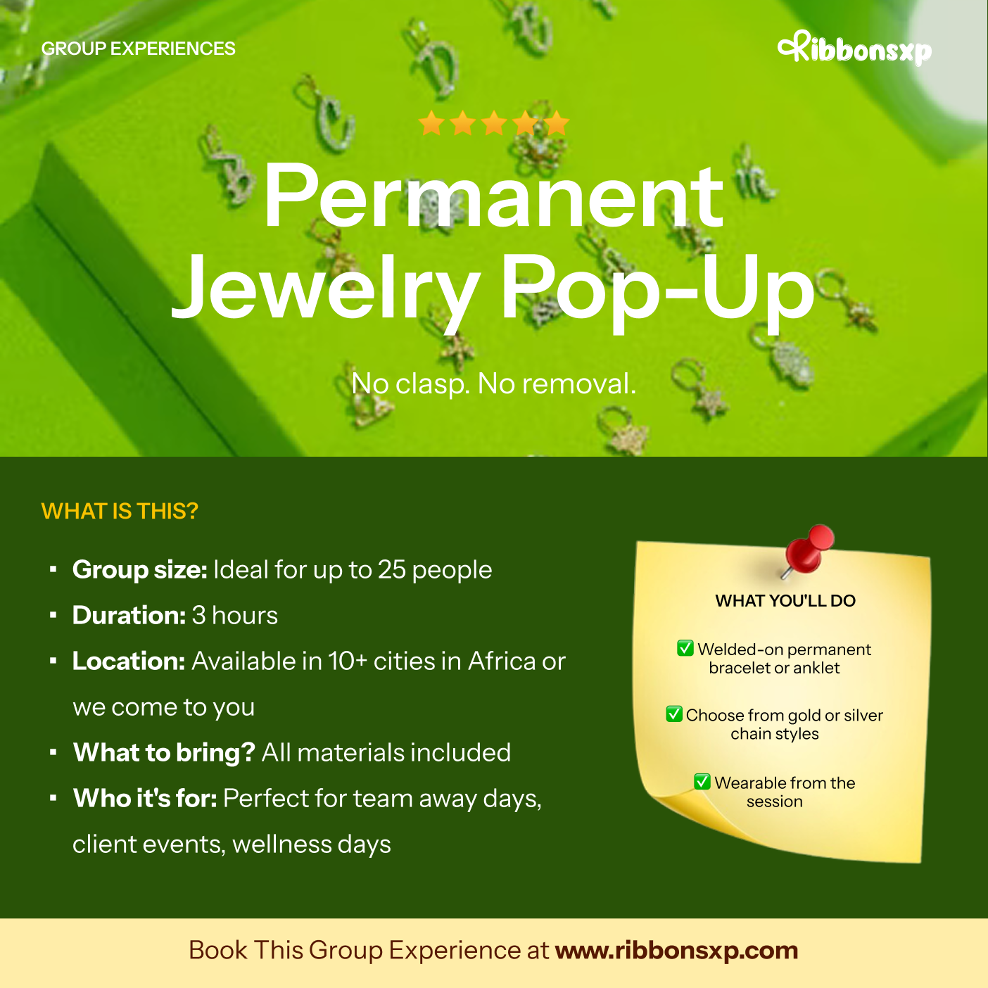 Permanent Jewelry Pop-Up