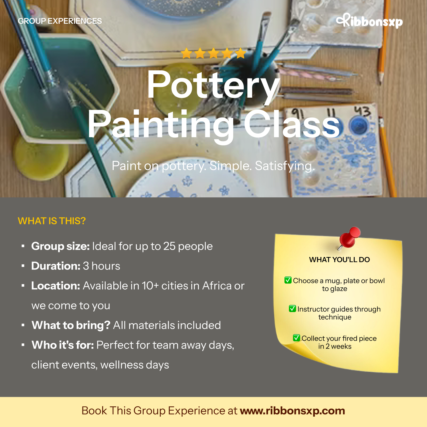 Pottery Painting Class