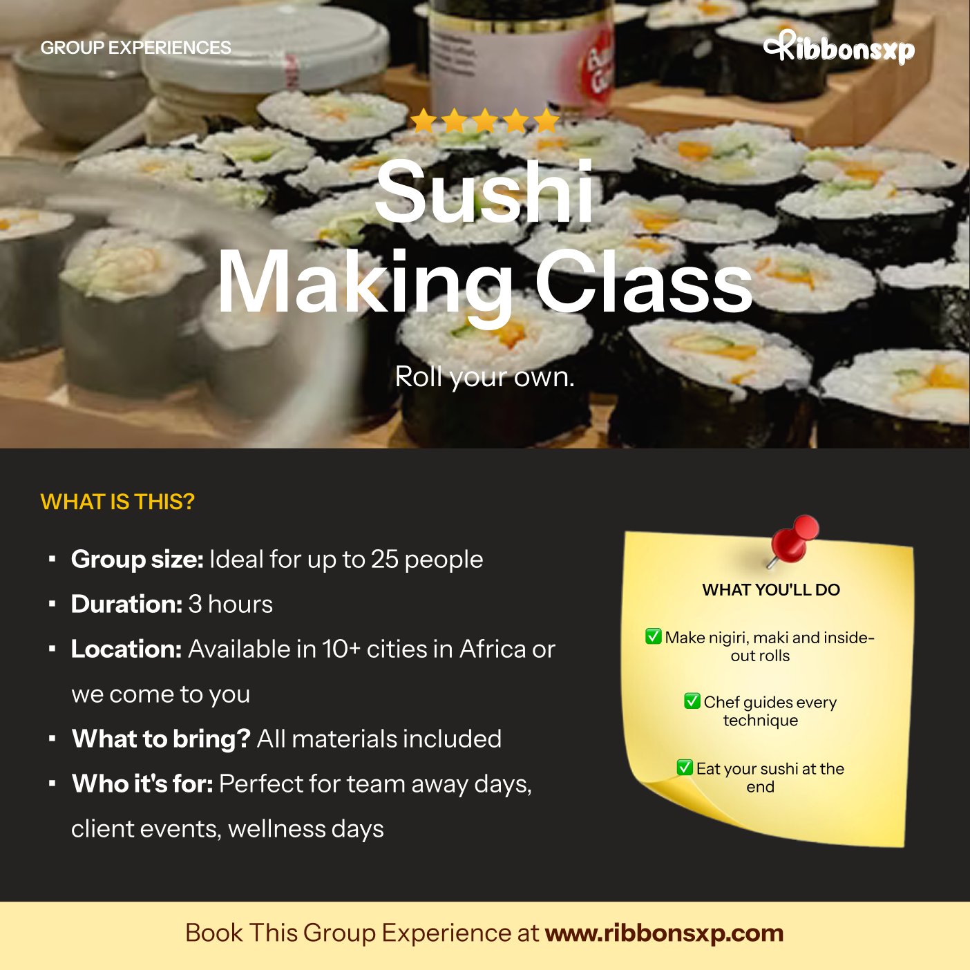 Sushi Making Class