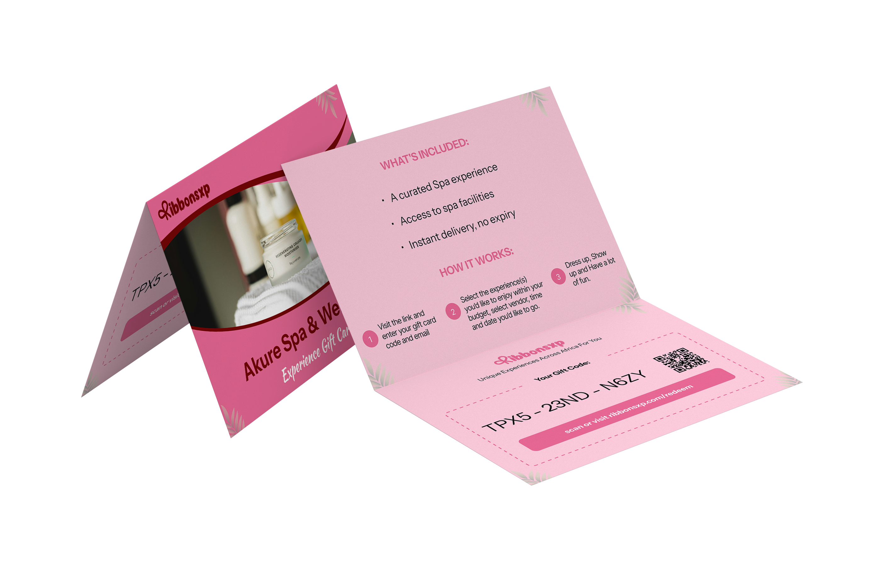 Akure physical gift card — opened