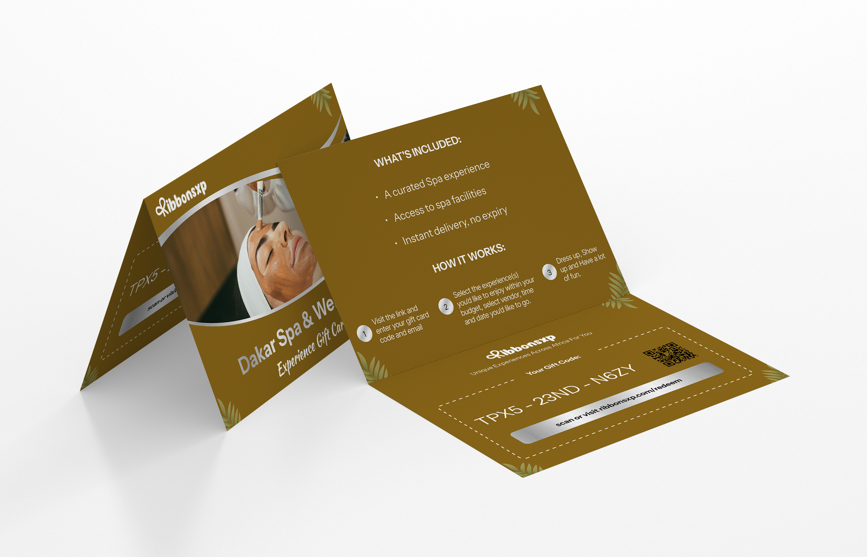 Dakar physical gift card — opened