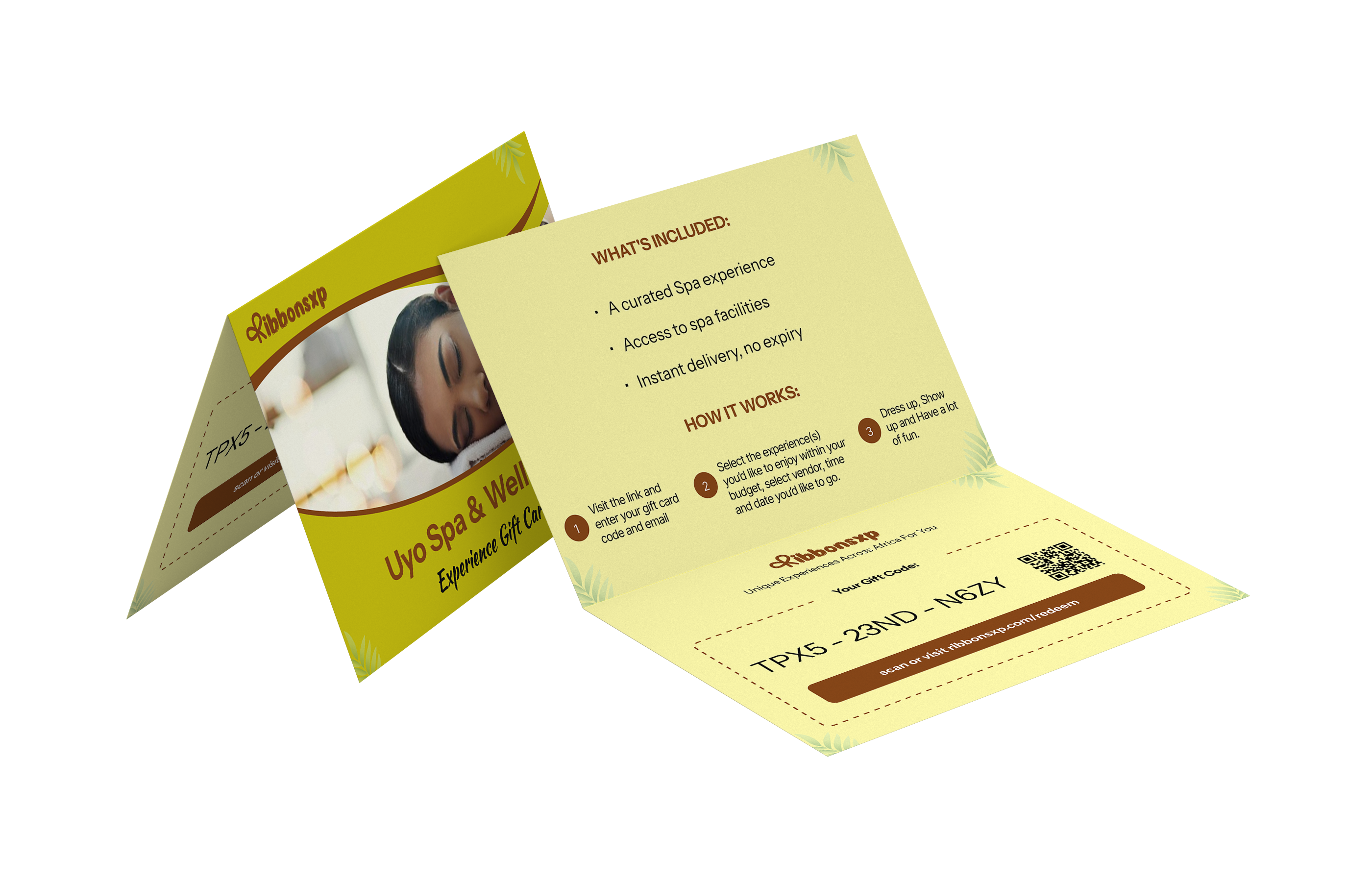 Uyo physical gift card — opened
