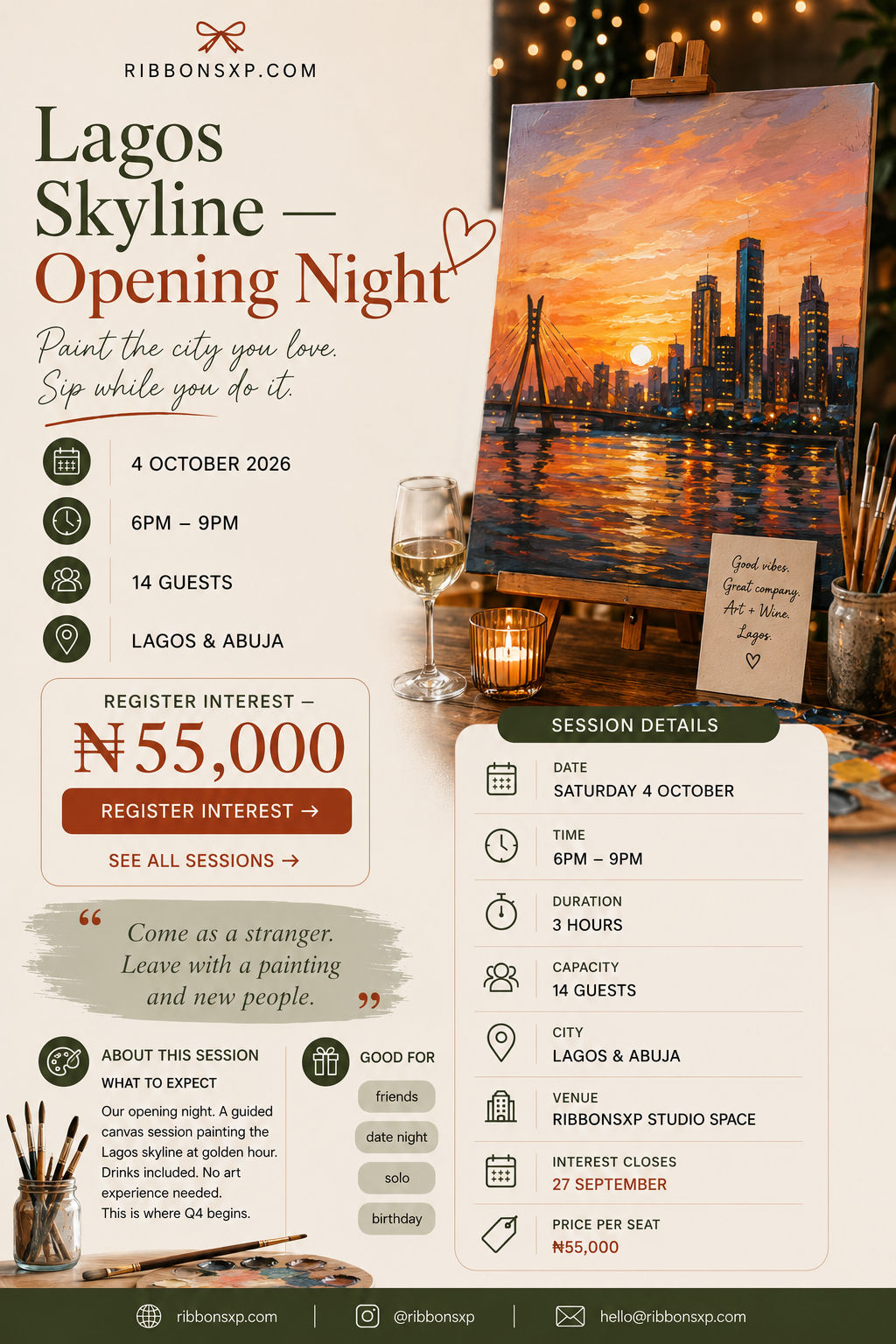 Lagos Skyline — Opening Night