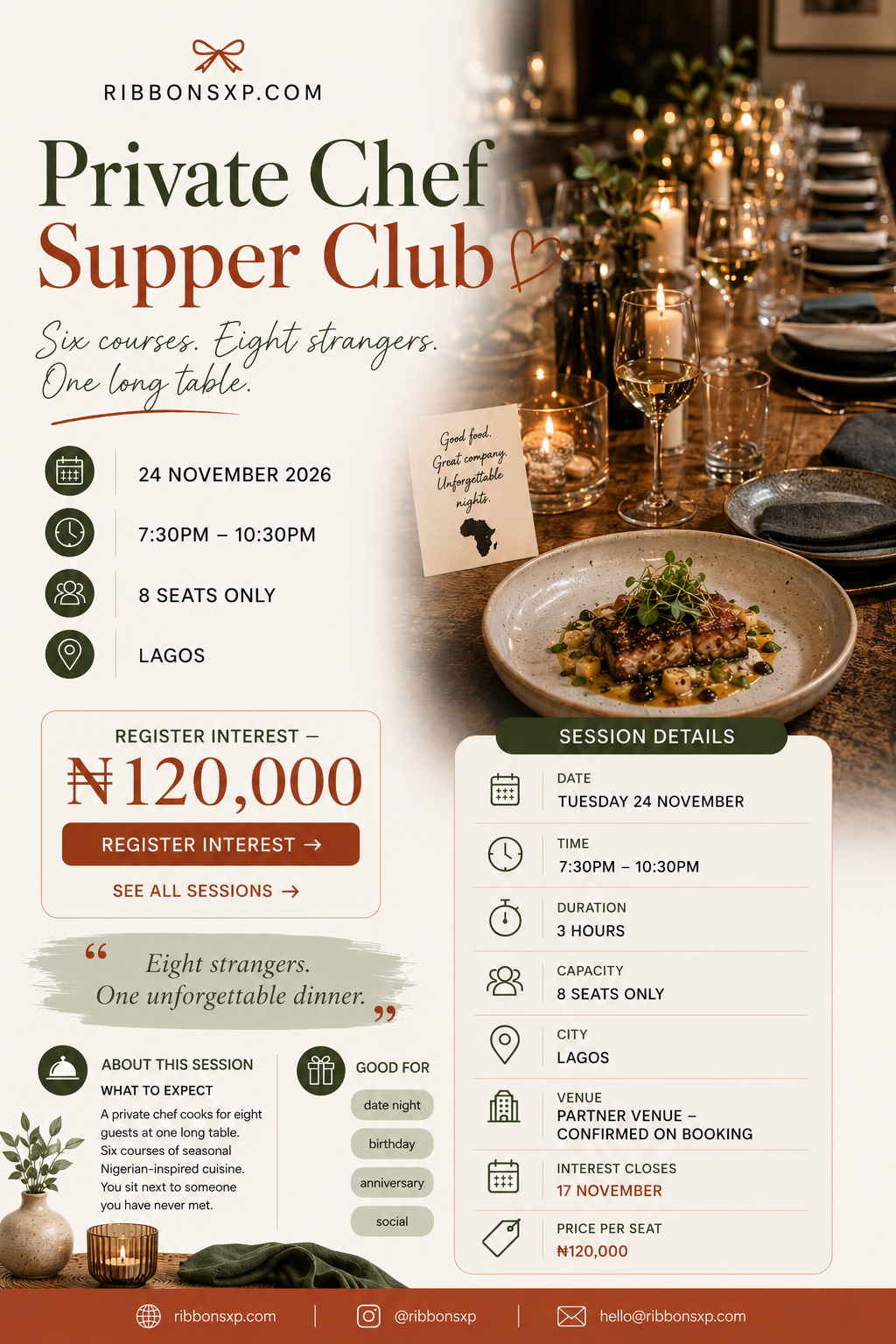 Private Chef Supper Club