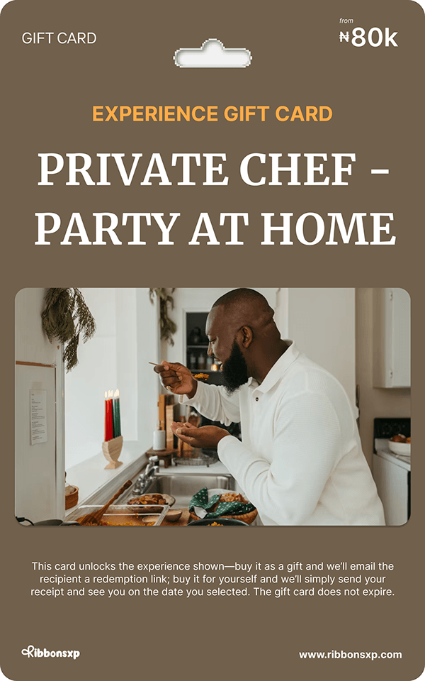 Private Chef At Home Experience