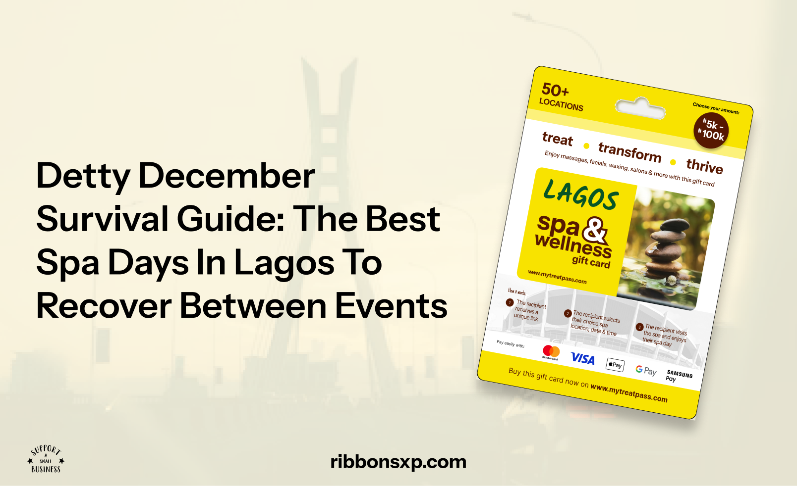 Detty December Survival Guide: The Best Spa Days in Lagos to Recover Between Events
