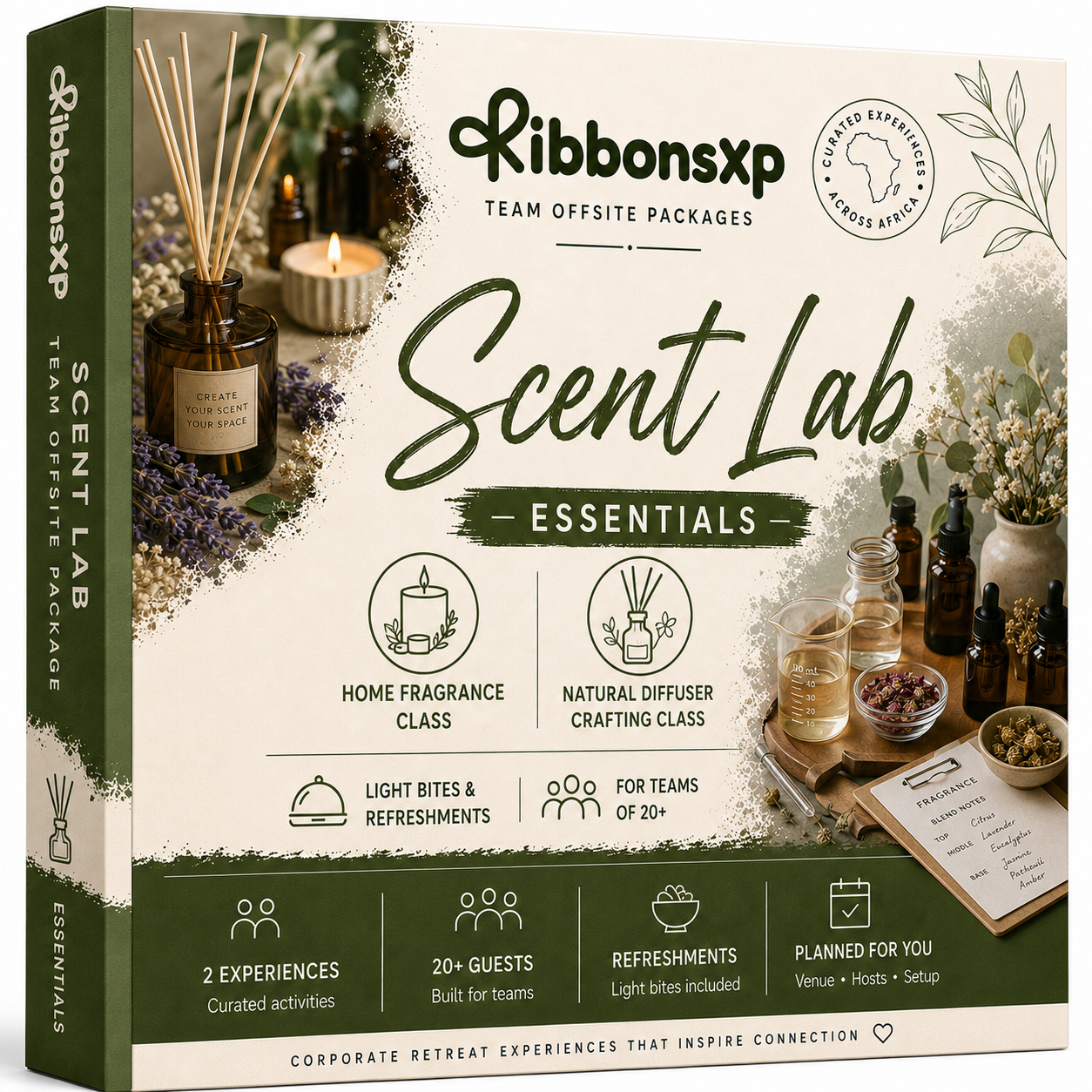 Scent Lab — team offsite package for Douala