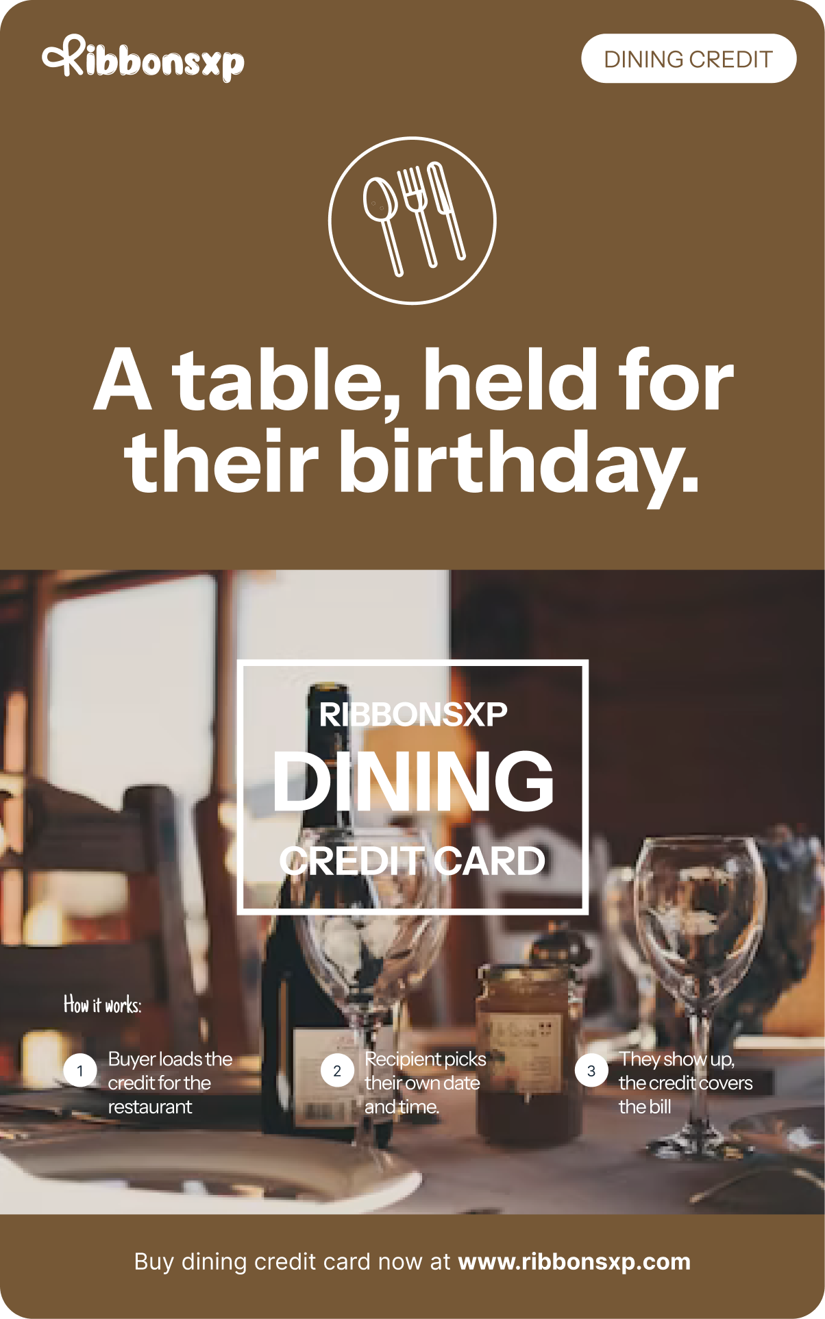 A Table, Held for Their Birthday — Making Sure the Best Spot Doesn't Get Away