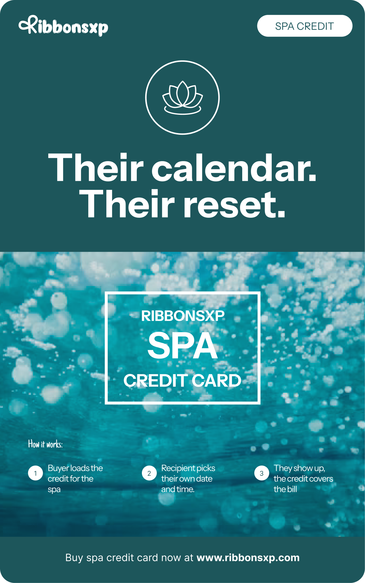 Their Calendar. Their Reset. — Letting Someone Choose Their Own Moment to Breathe