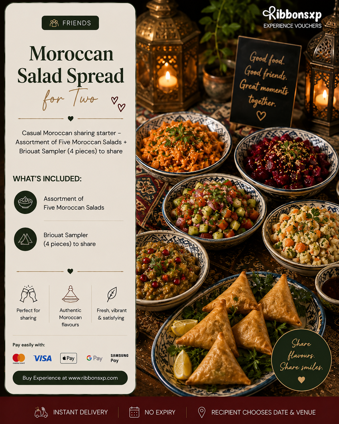 Moroccan Salad Spread for Two