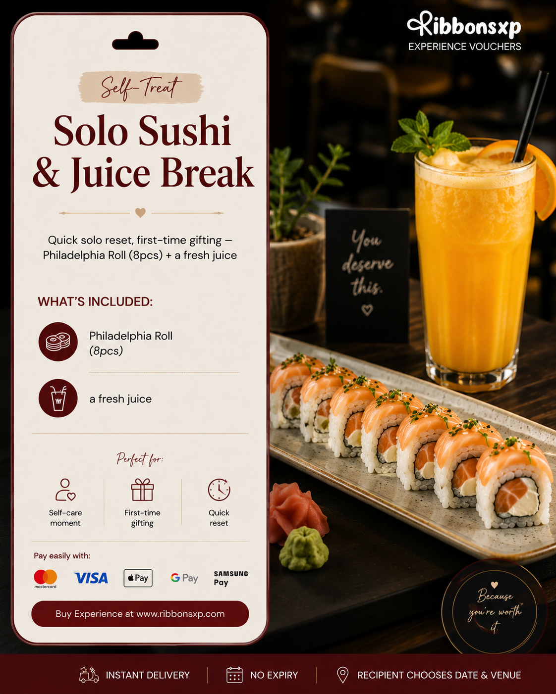 Solo Sushi & Juice Break