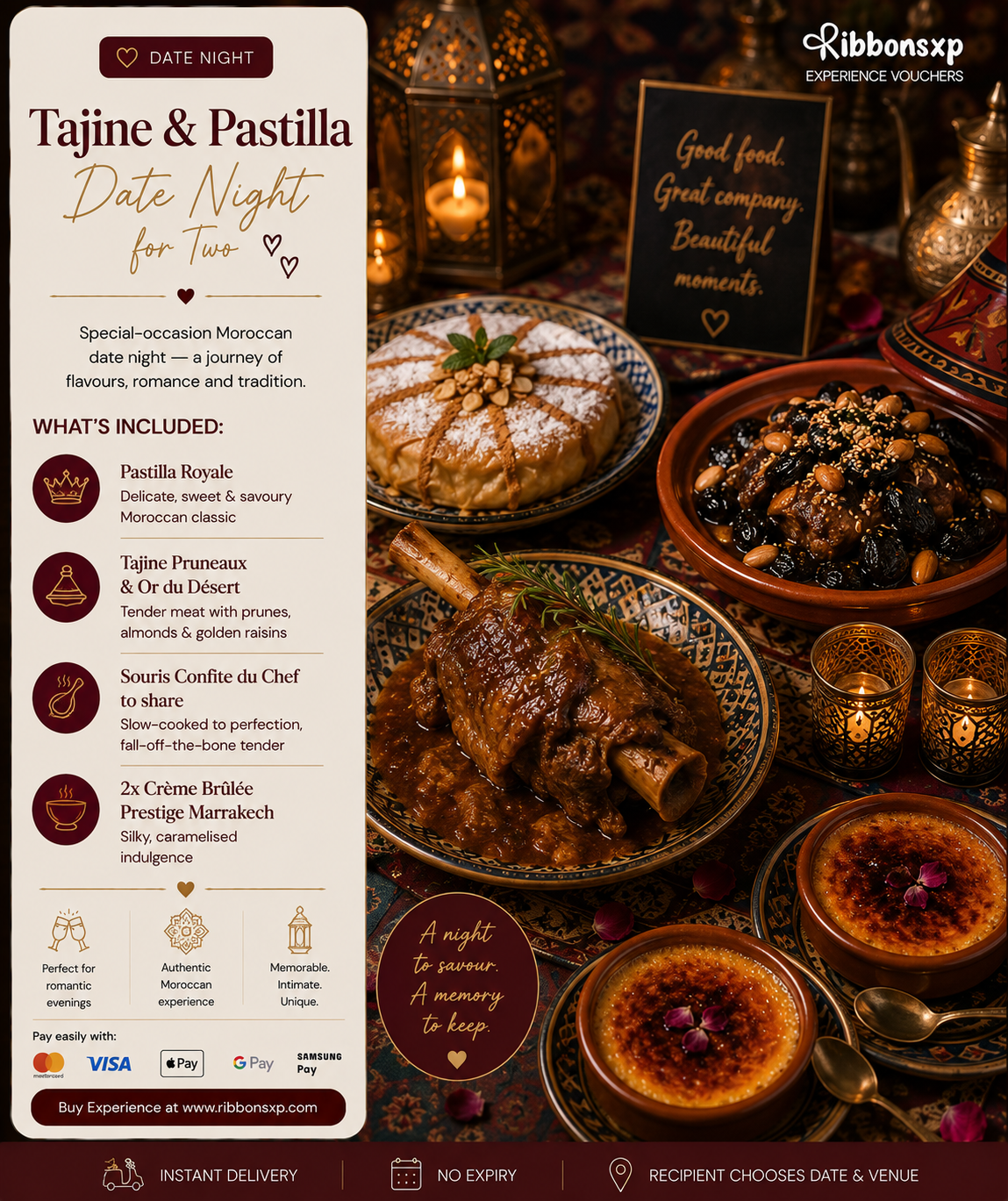 Tajine & Pastilla Date Night for Two