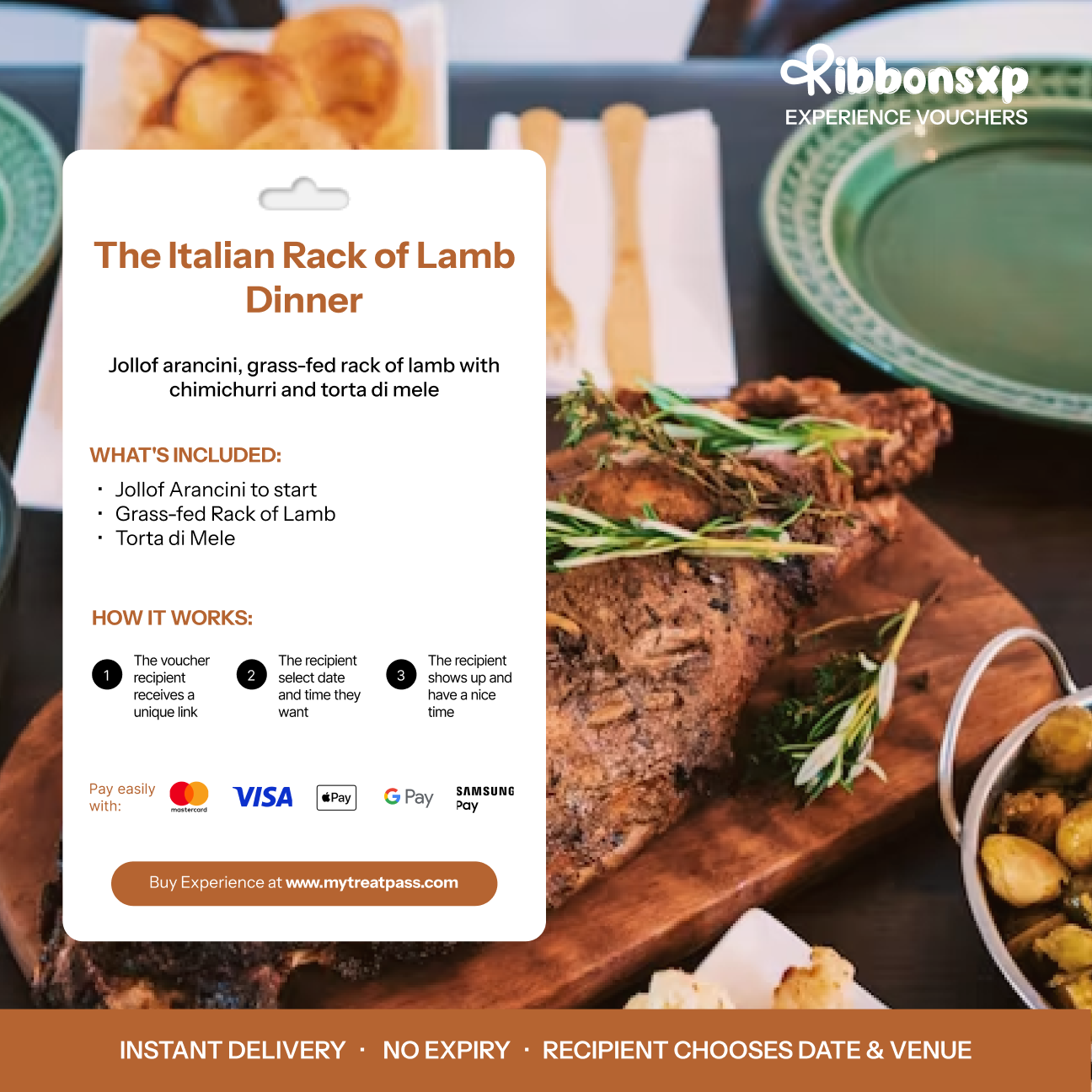 The Italian Rack of Lamb Dinner