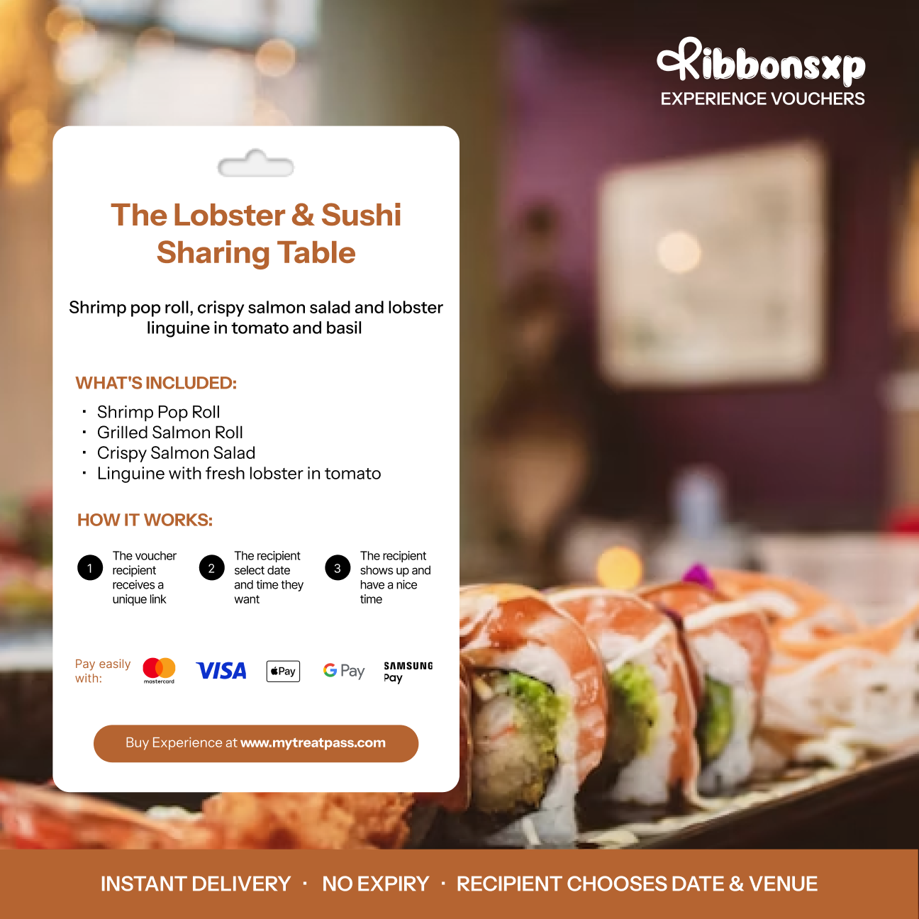 The Lobster & Sushi Sharing Table