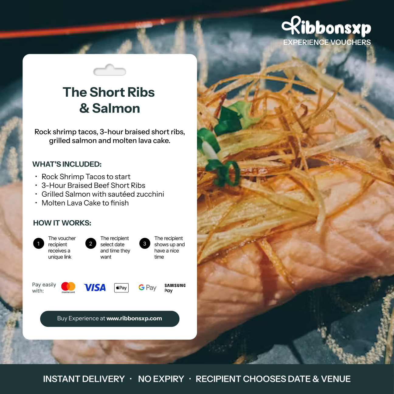 The Short Ribs & Salmon