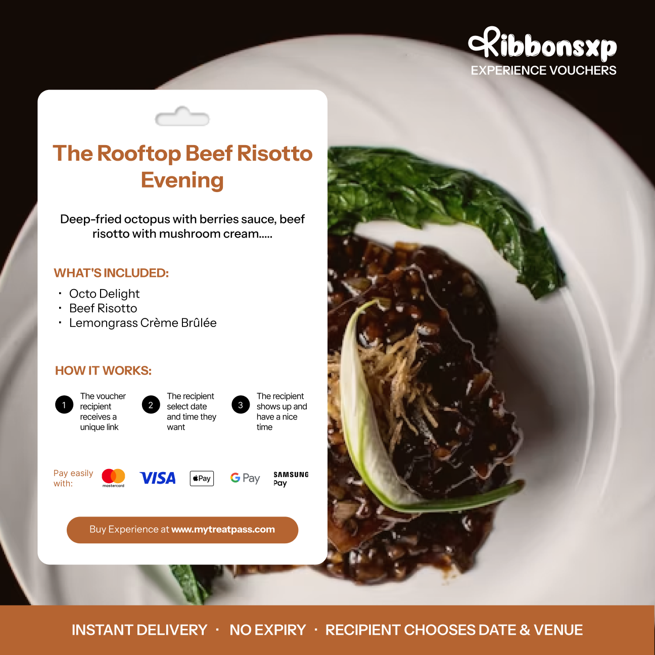 The Rooftop Beef Risotto Evening
