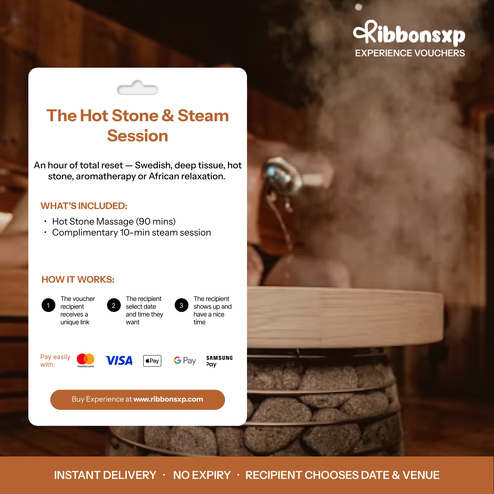 The Hot Stone & Steam Session