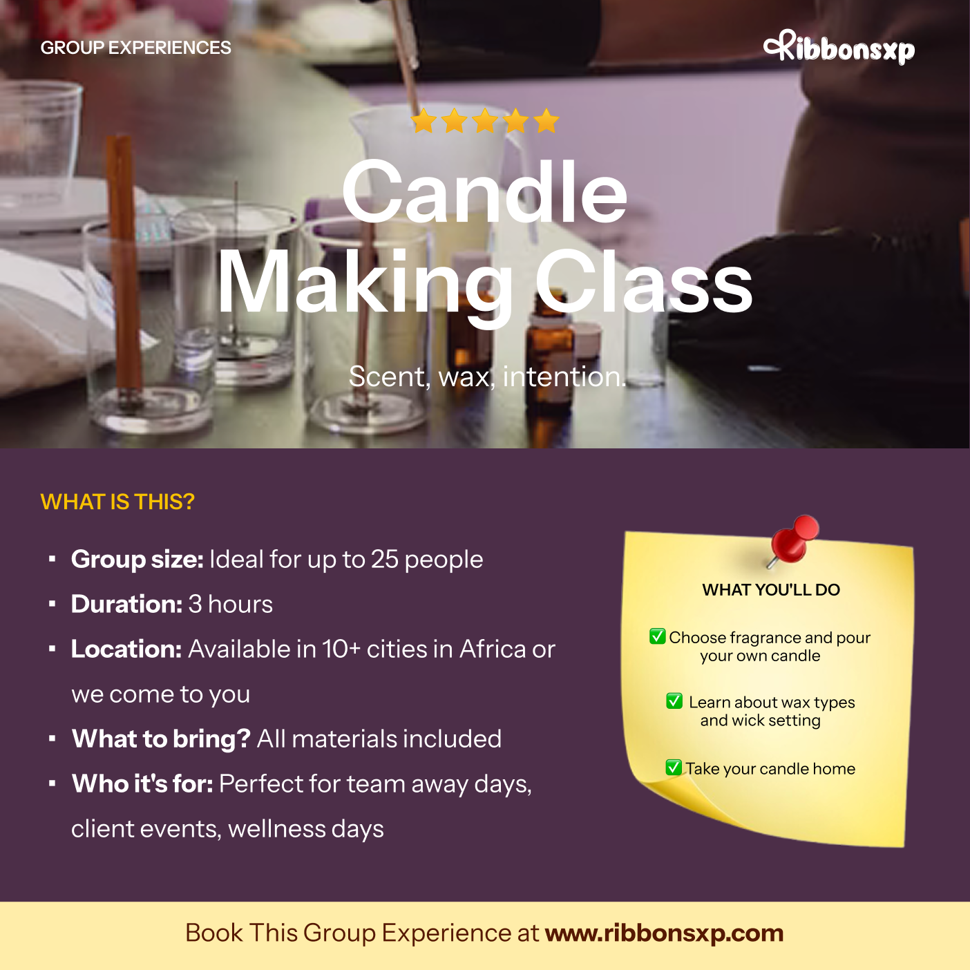 Candle Making Class