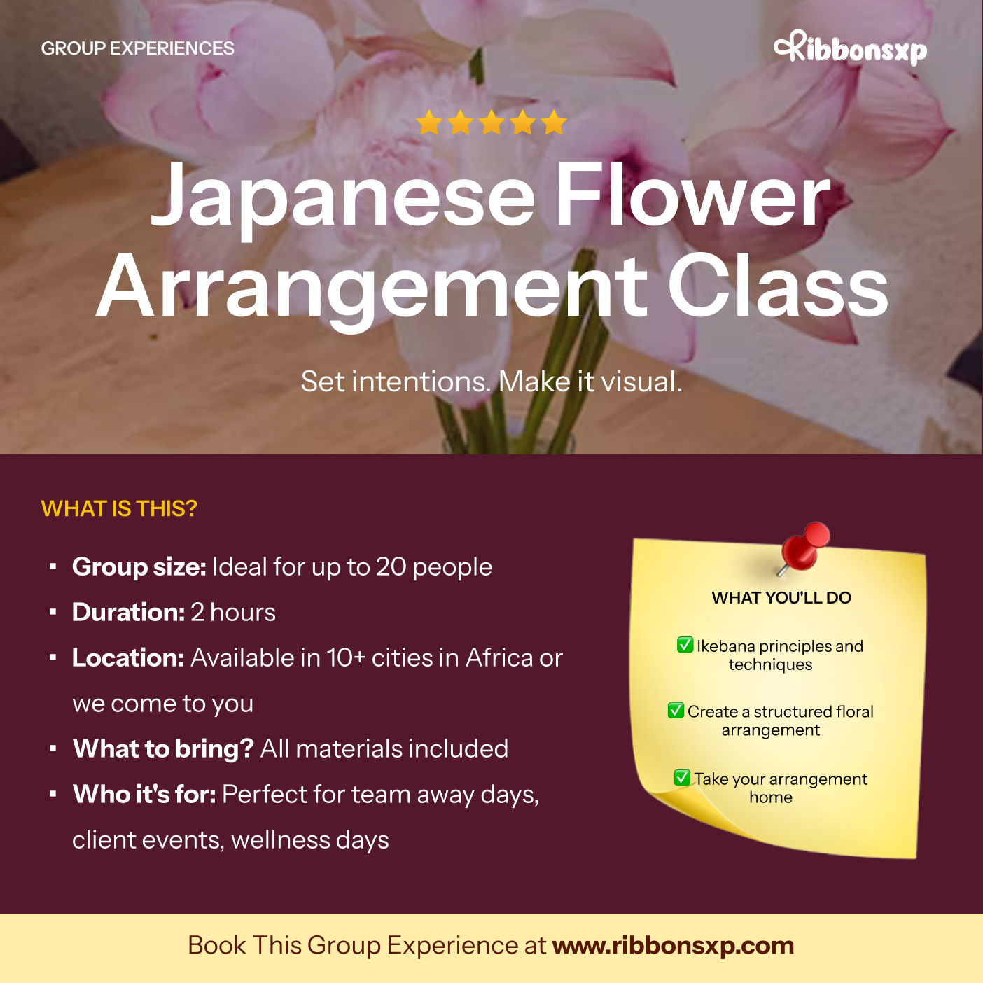 Japanese Flower Arrangement Class