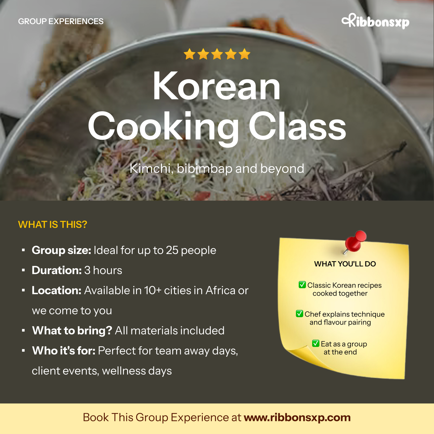 Korean Cooking Class