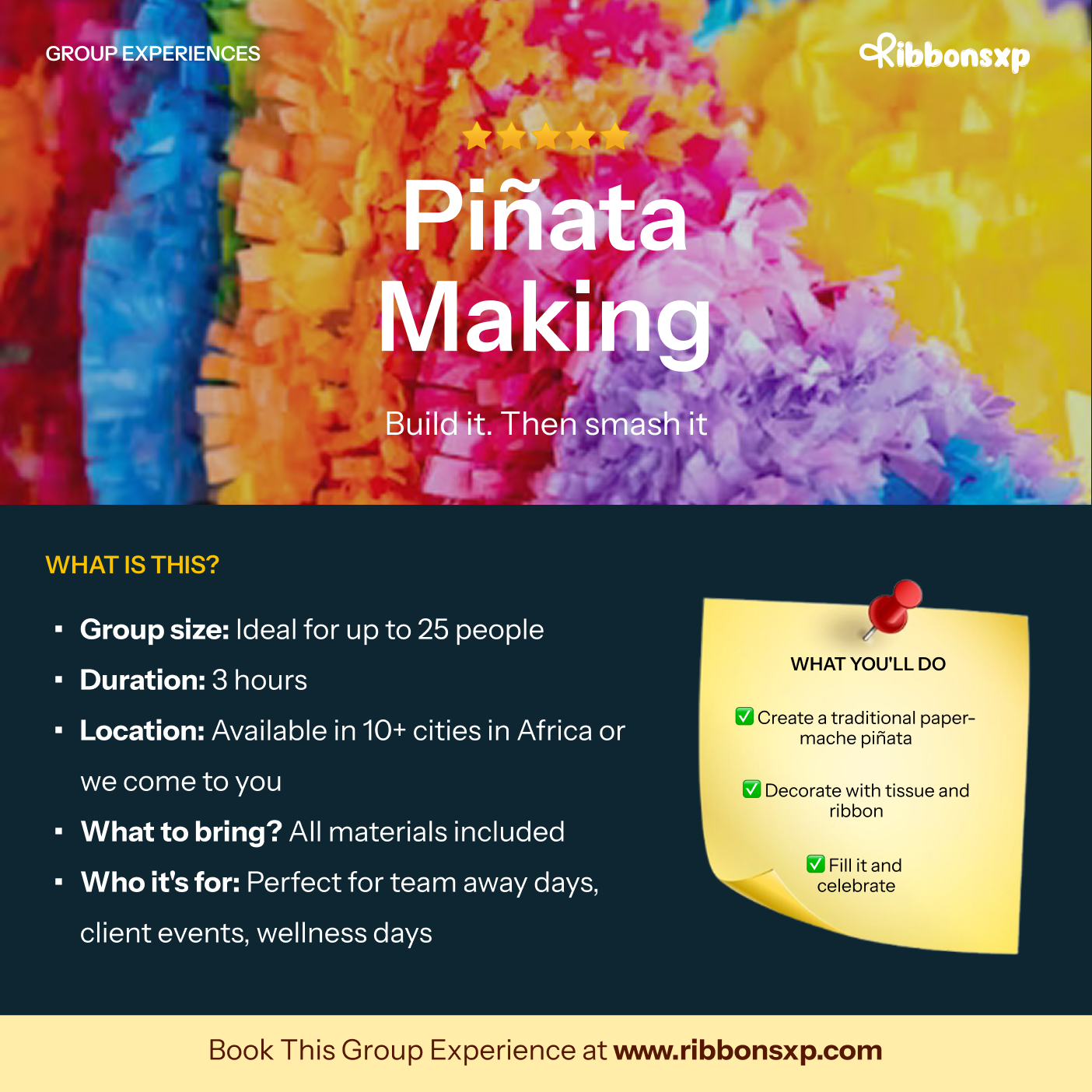 Piñata Making: The Group Experience Worth Booking in Africa