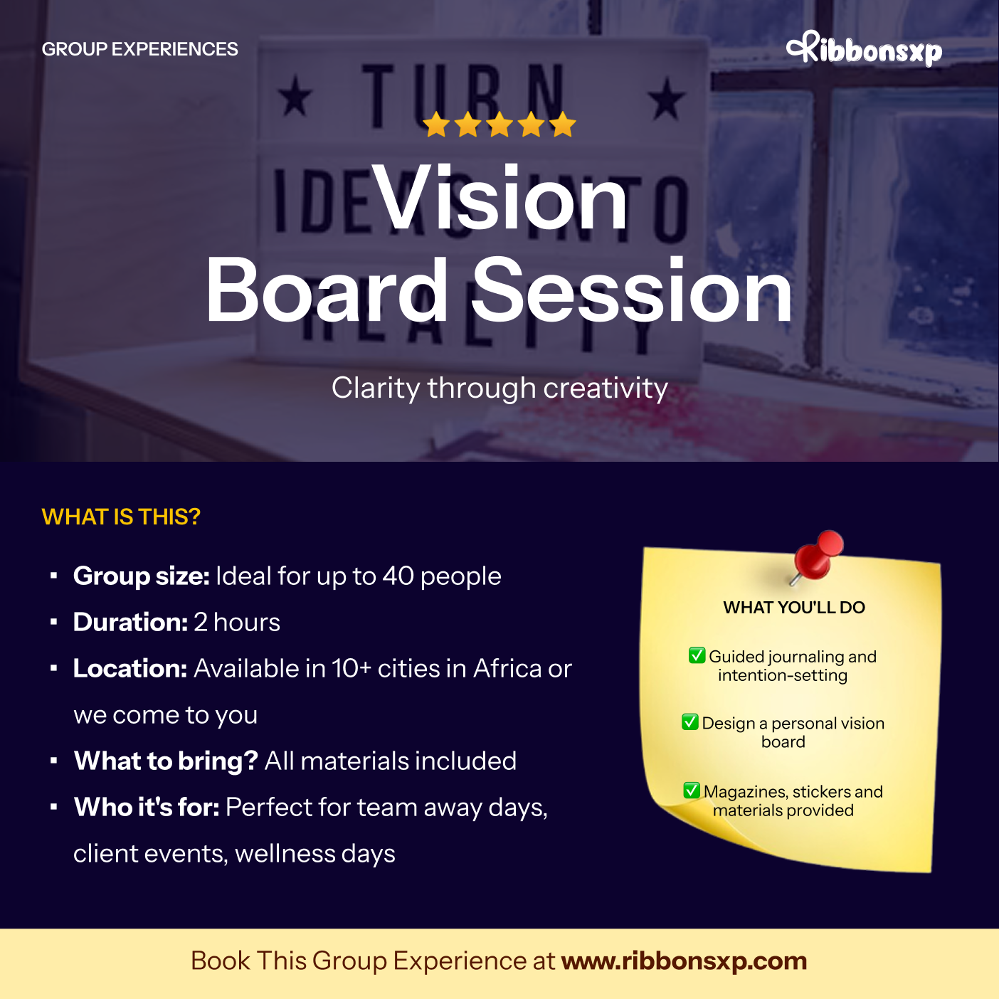 Vision Board Session
