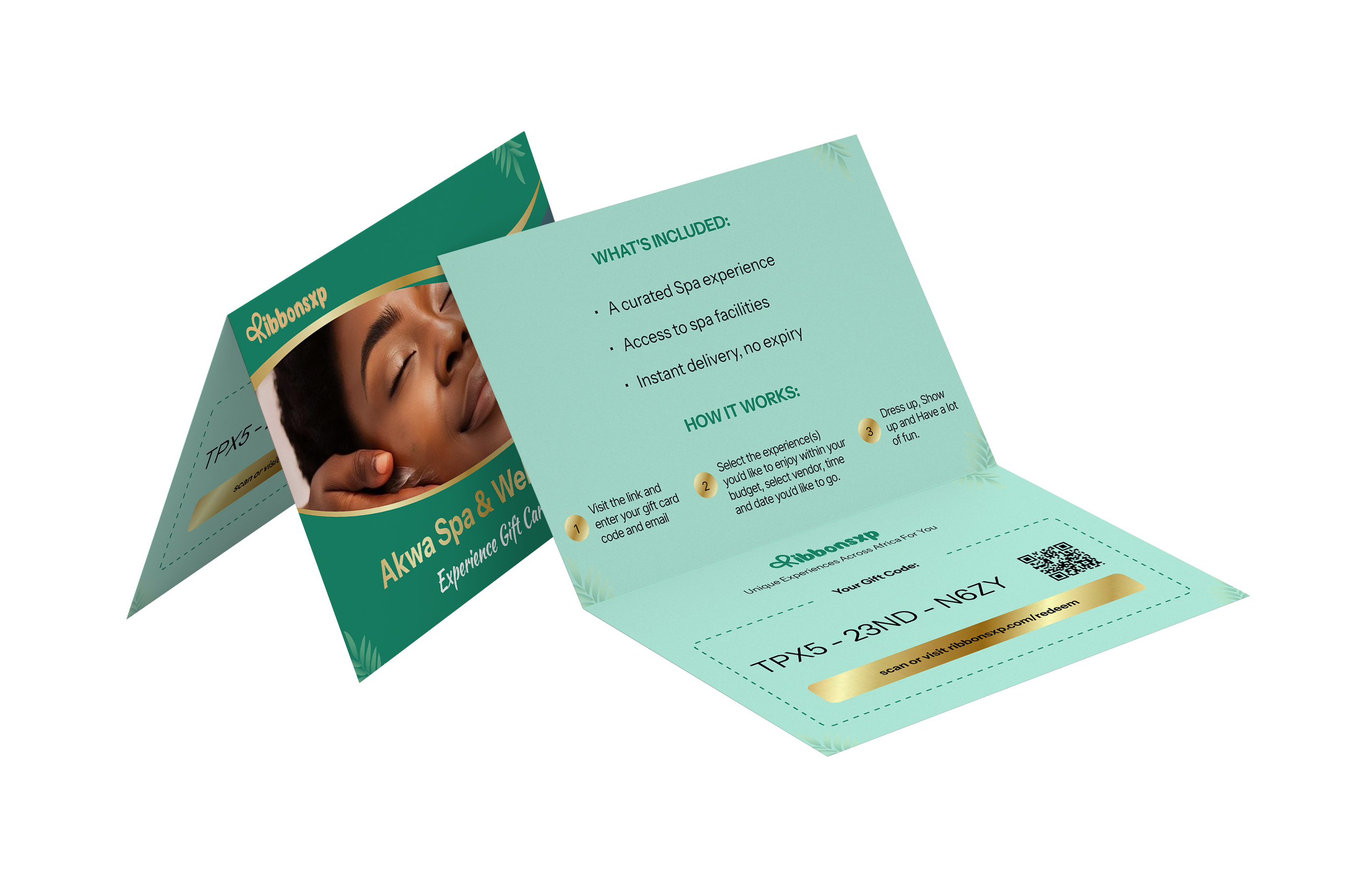 Akwa Ibom physical gift card — opened