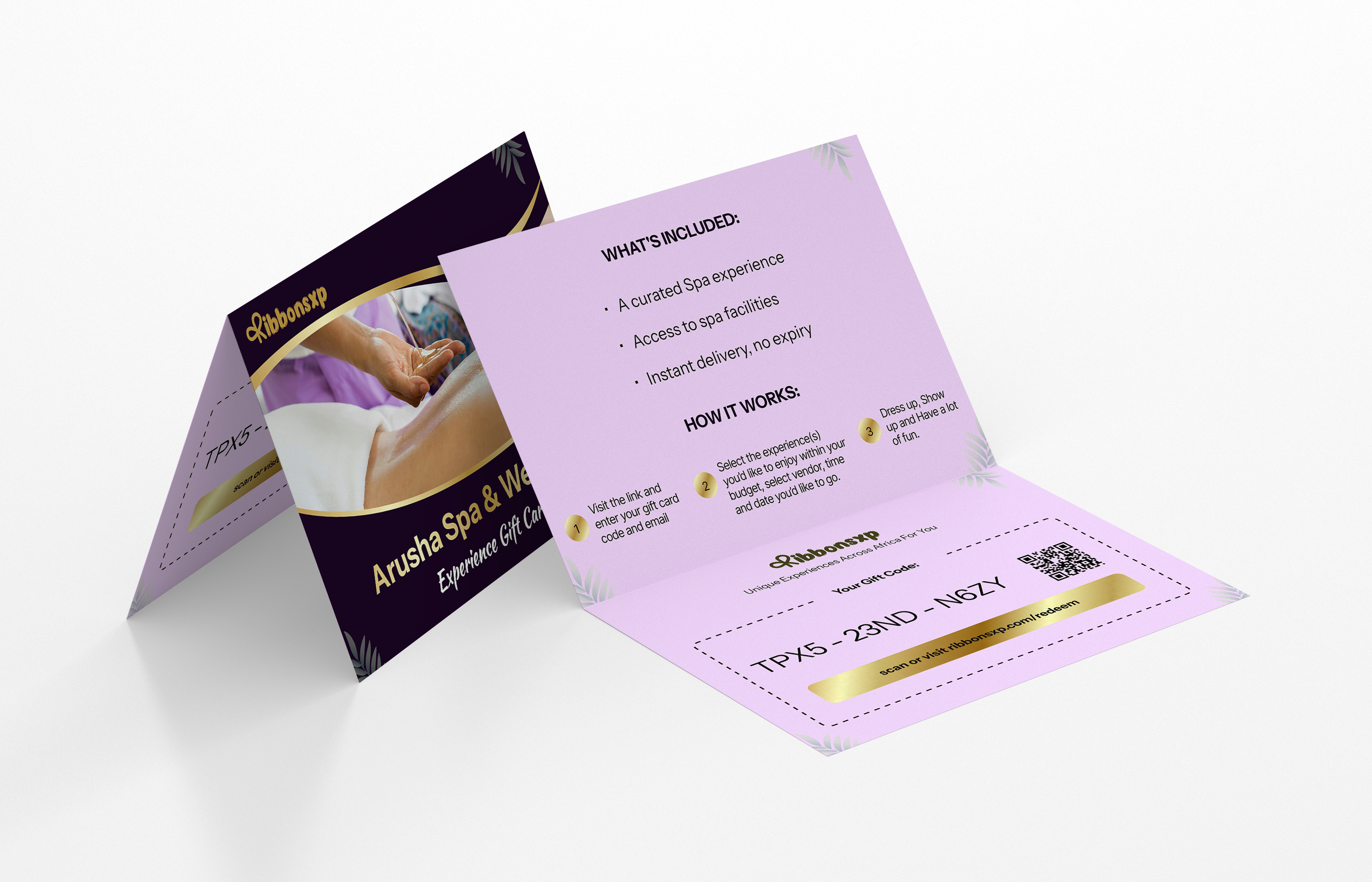 Arusha physical gift card — opened