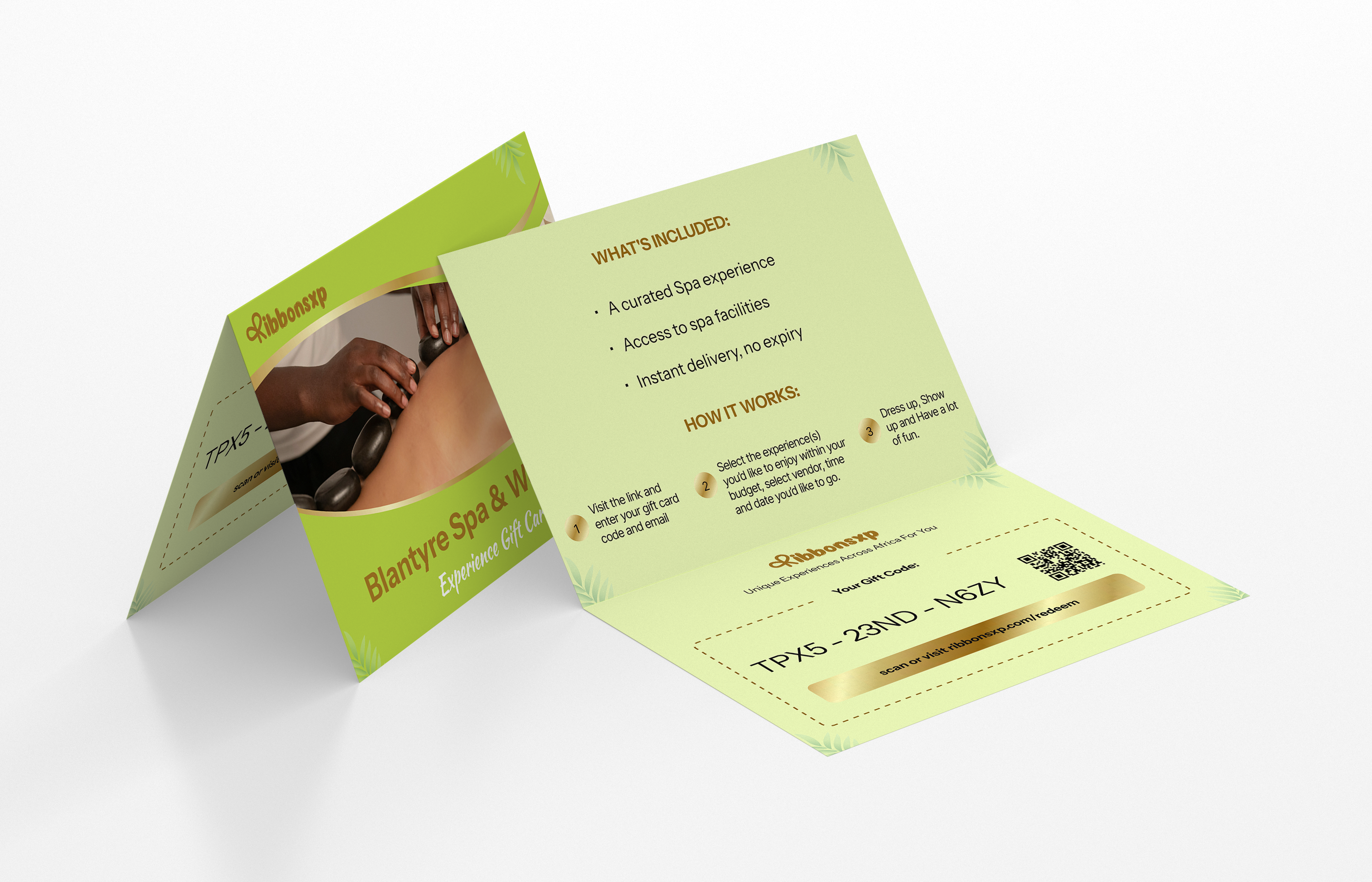 Blantyre physical gift card — opened