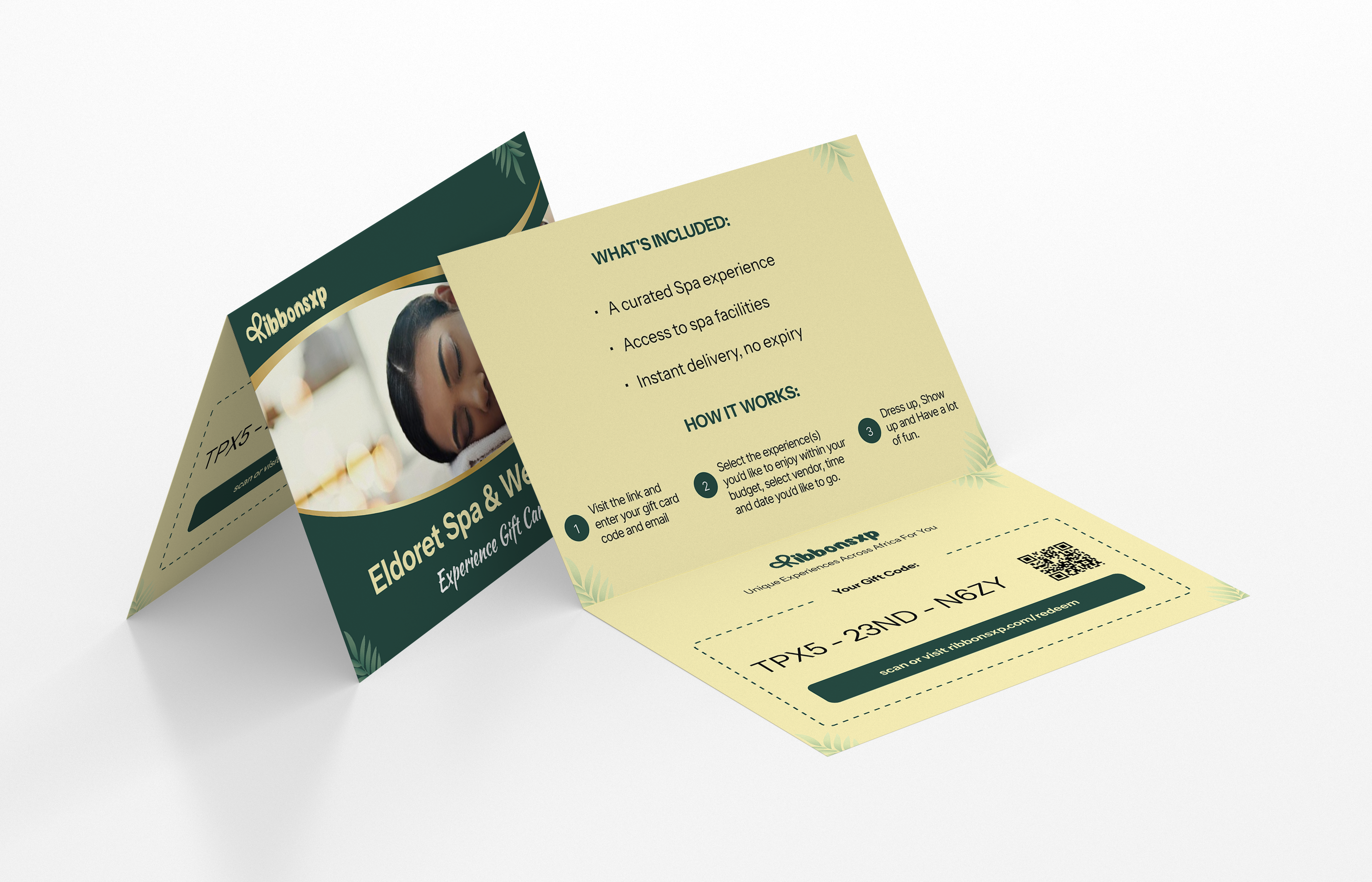 Eldoret physical gift card — opened