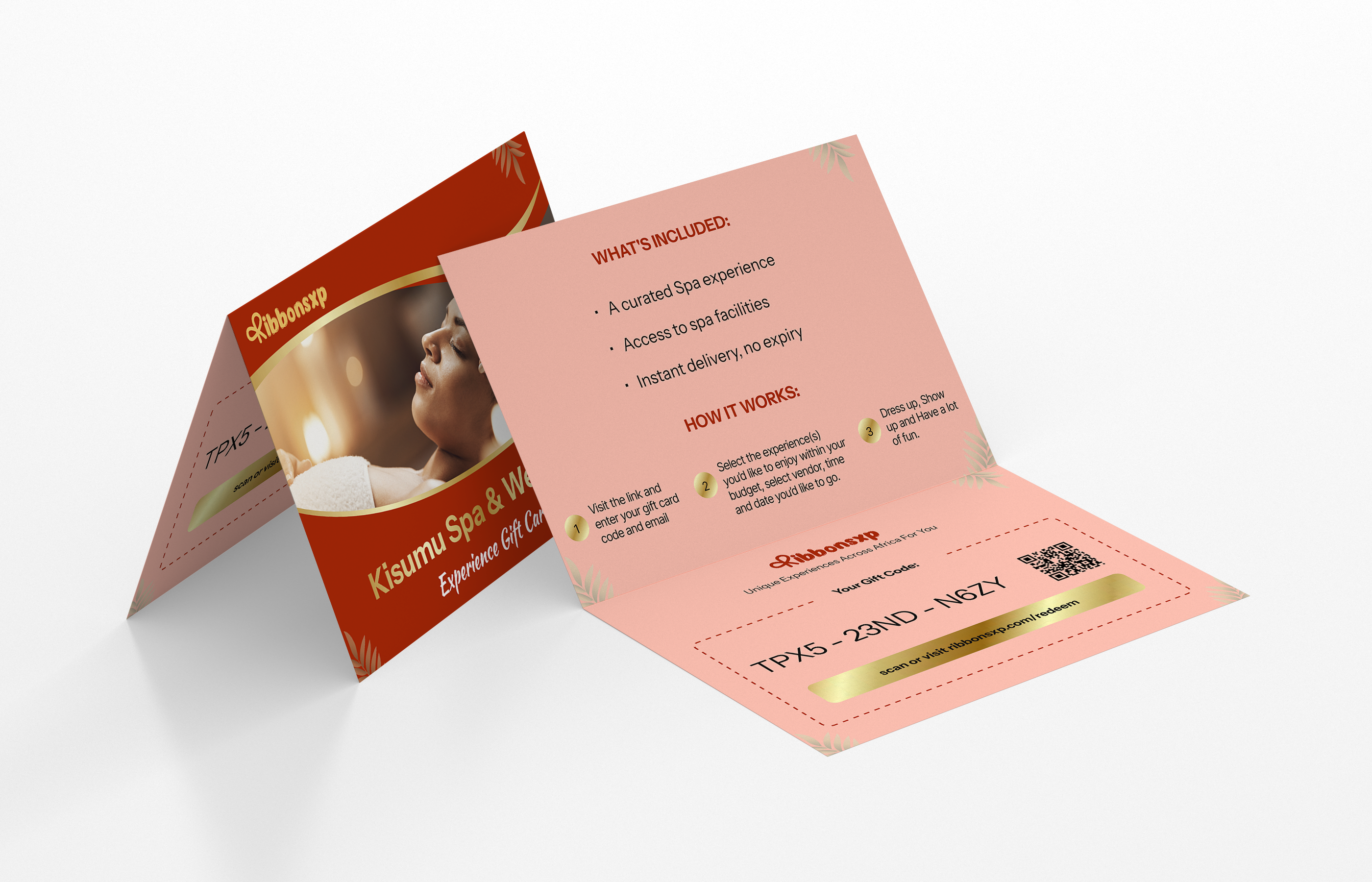 Kisumu physical gift card — opened
