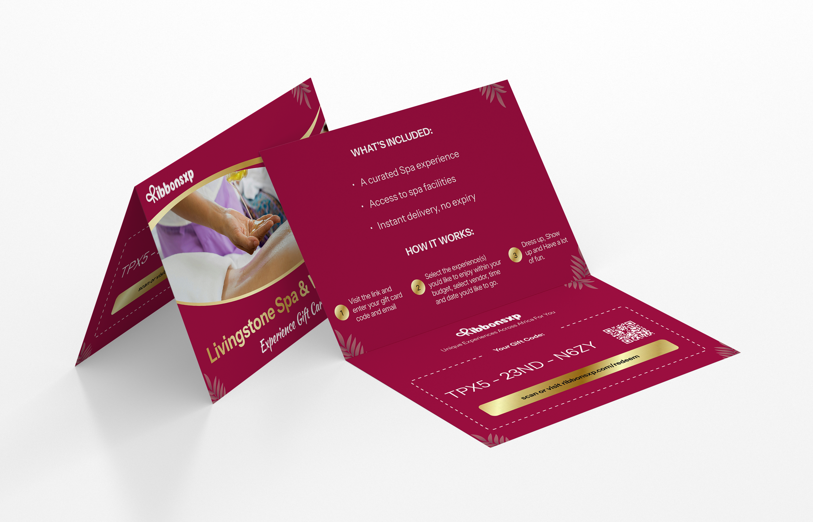 Livingstone physical gift card — opened