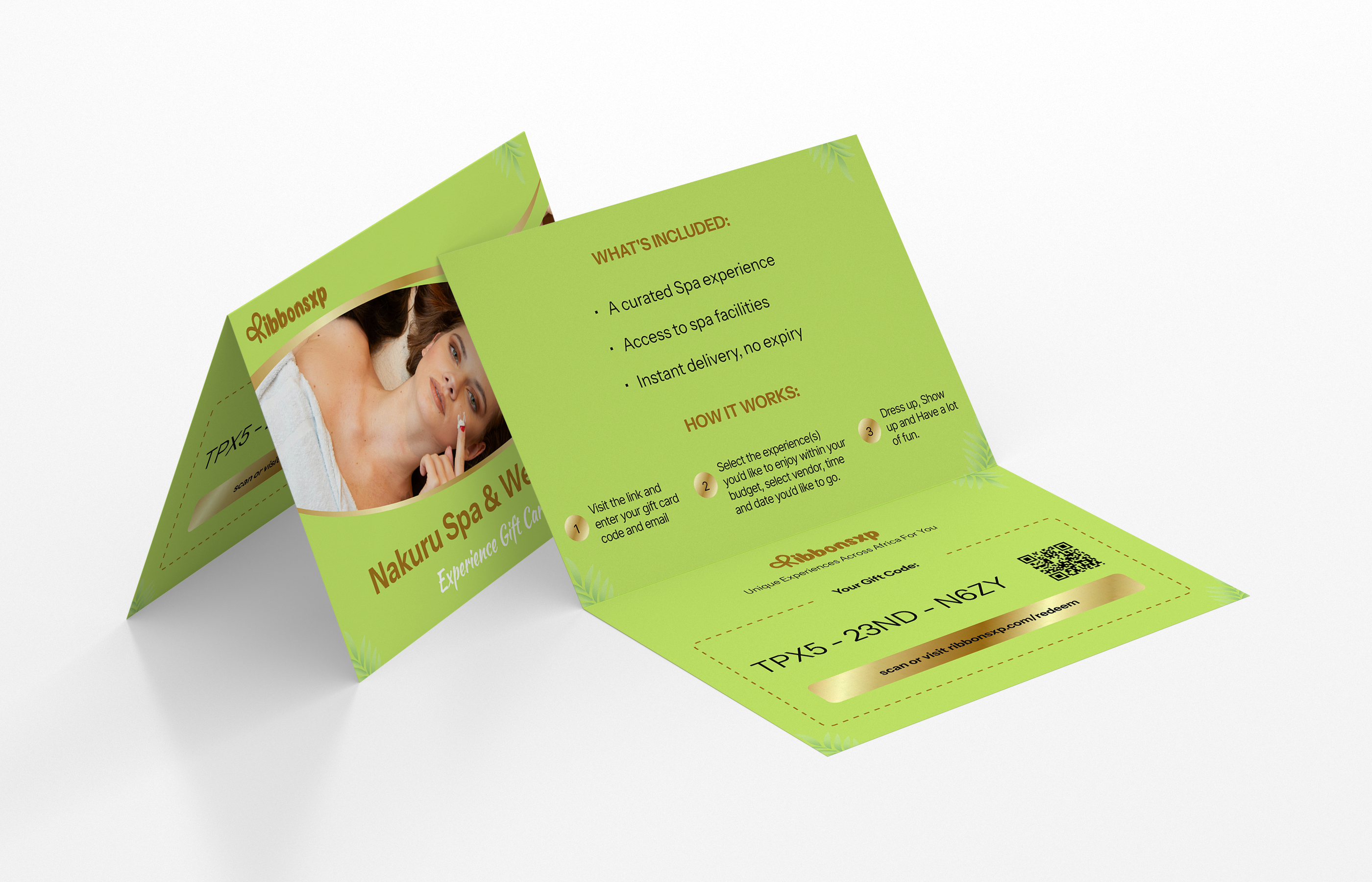 Nakuru physical gift card — opened