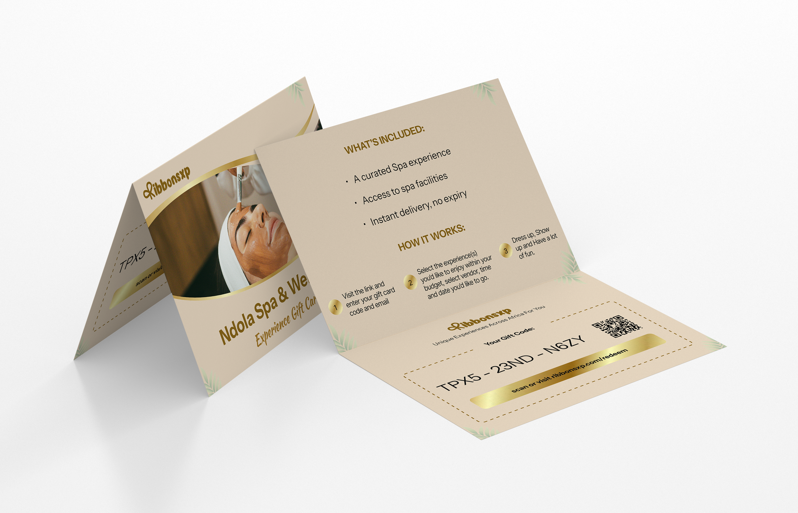 Ndola physical gift card — opened
