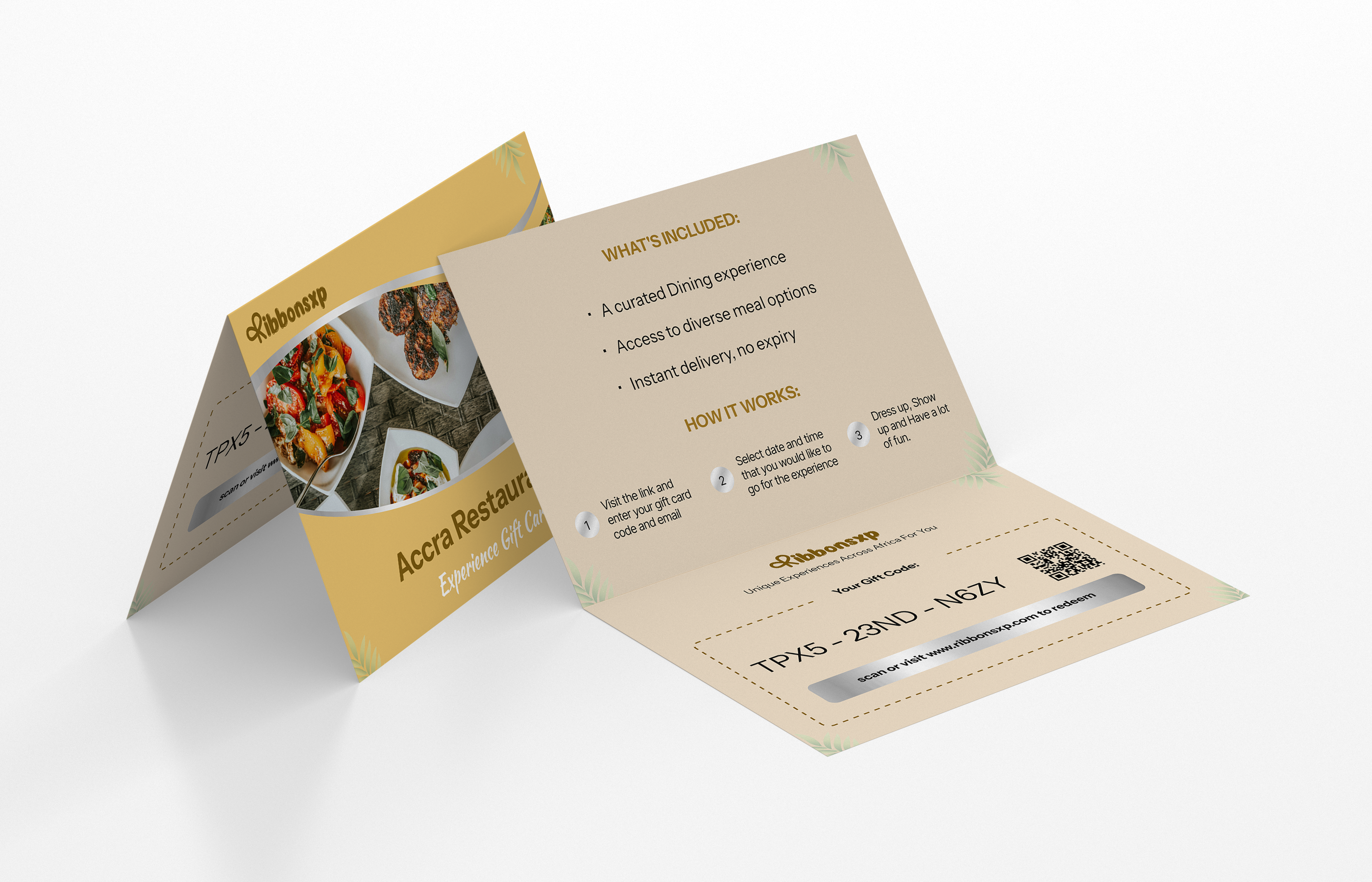 Accra physical gift card — opened