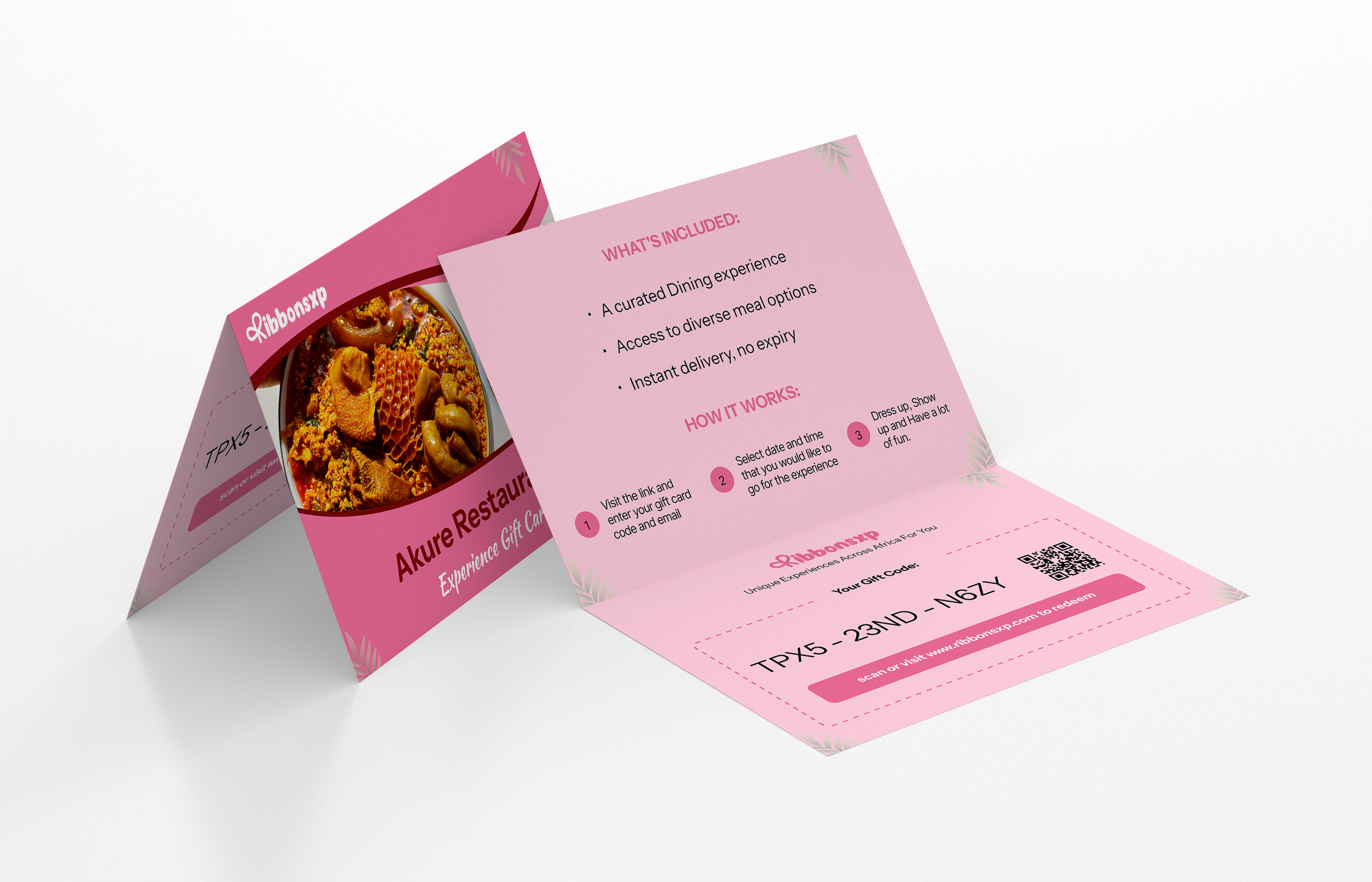 Akure physical gift card — opened