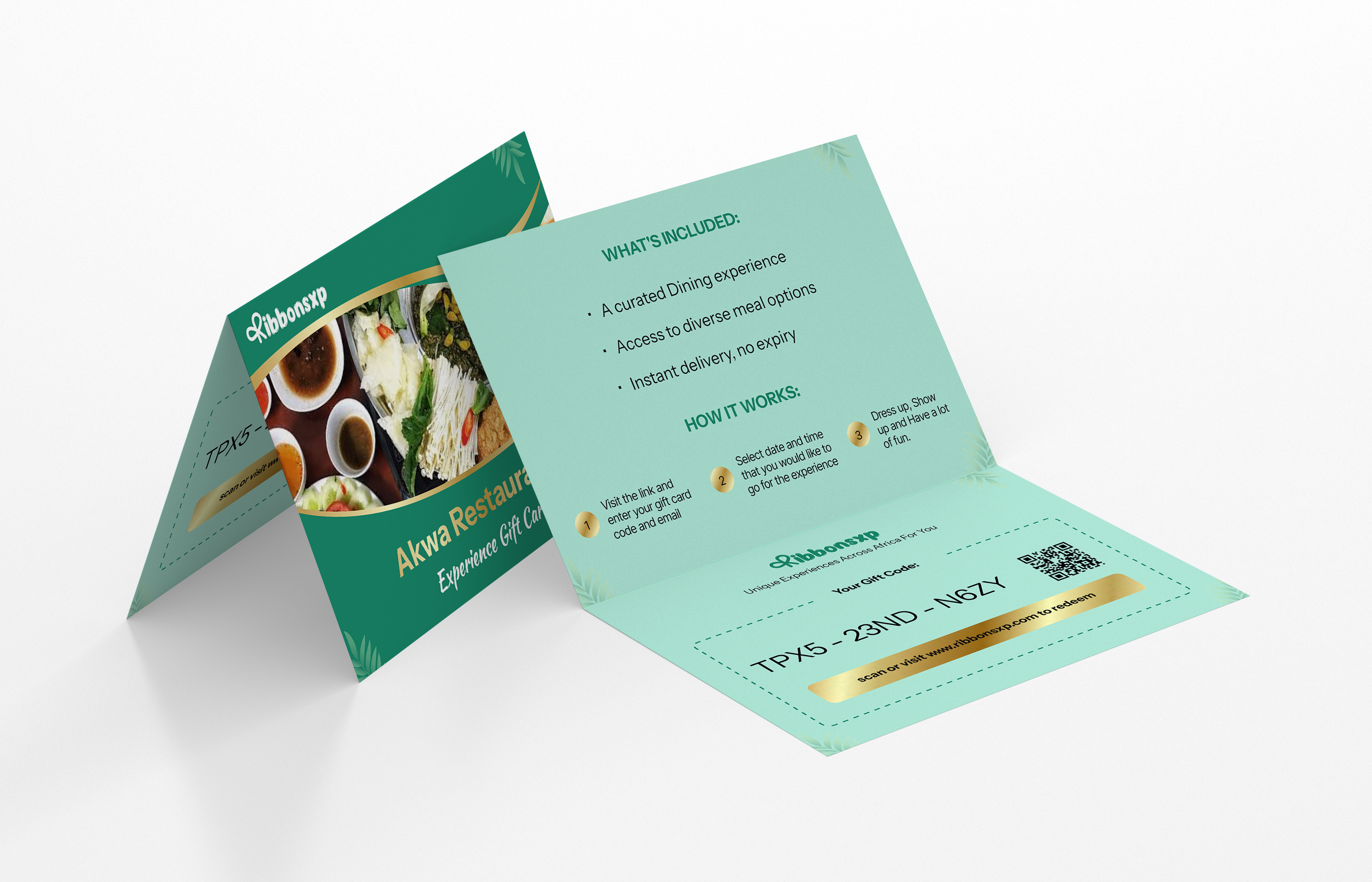 Akwa Ibom physical gift card — opened