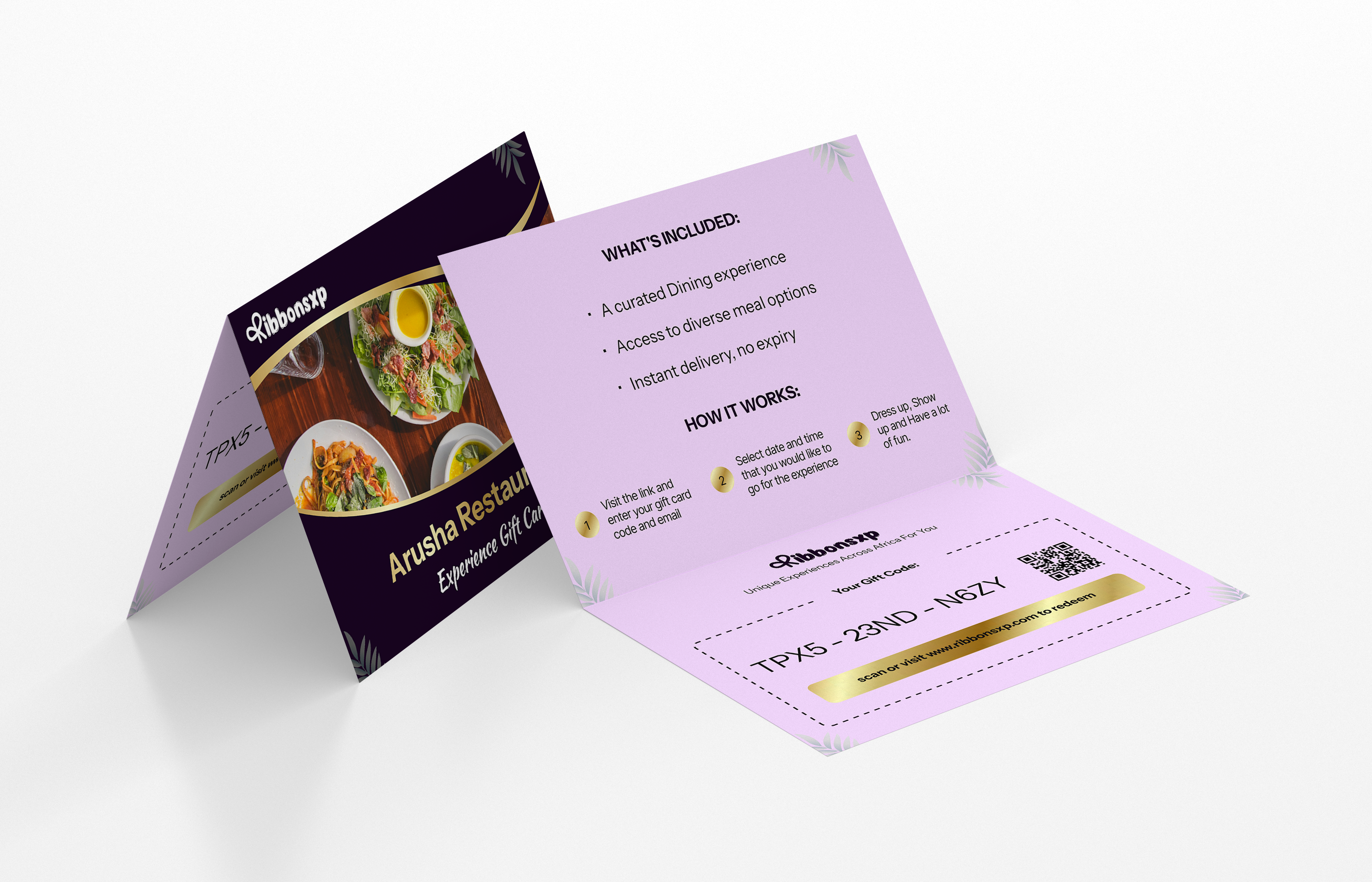 Arusha physical gift card — opened