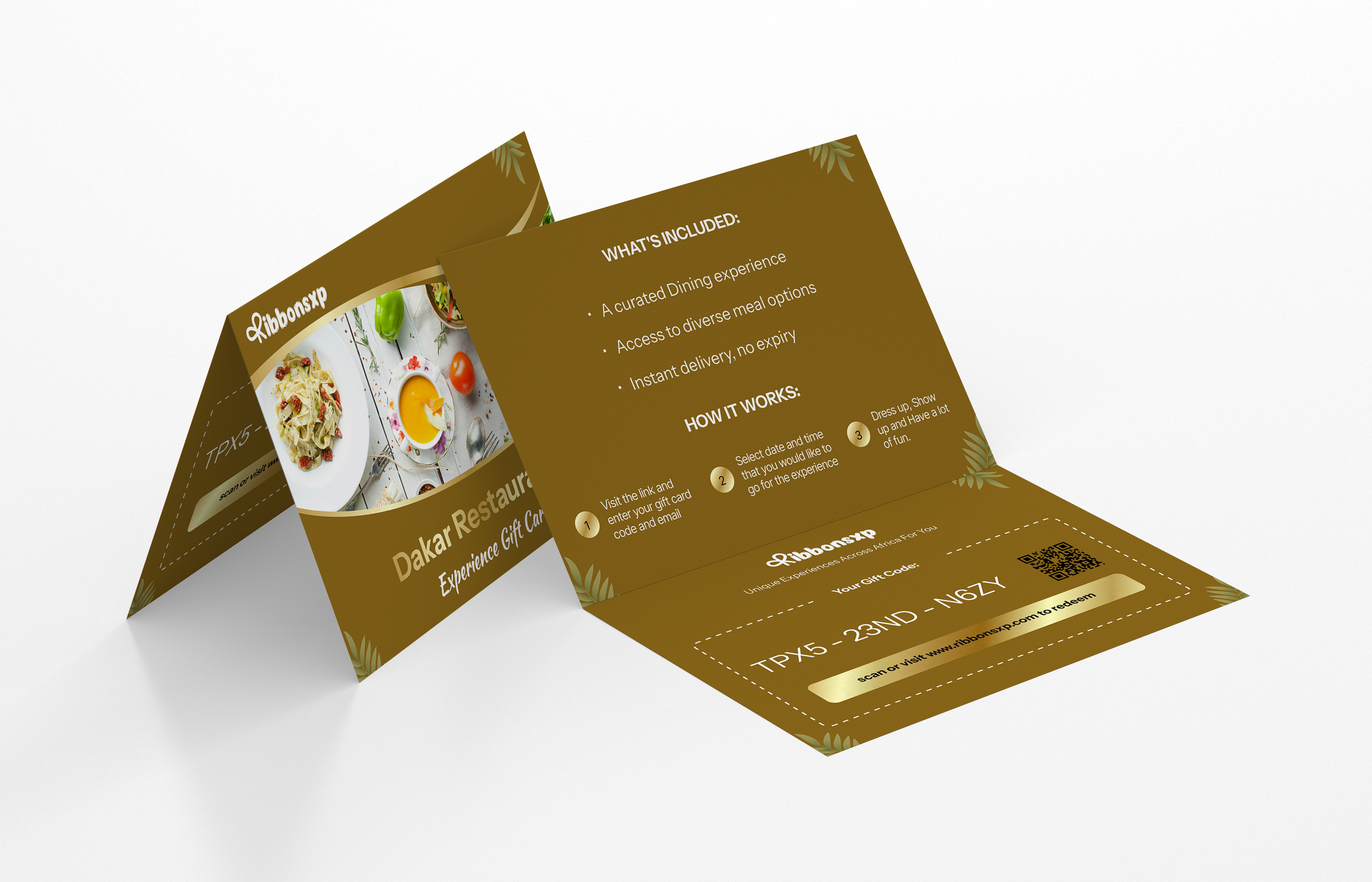 Dakar physical gift card — opened