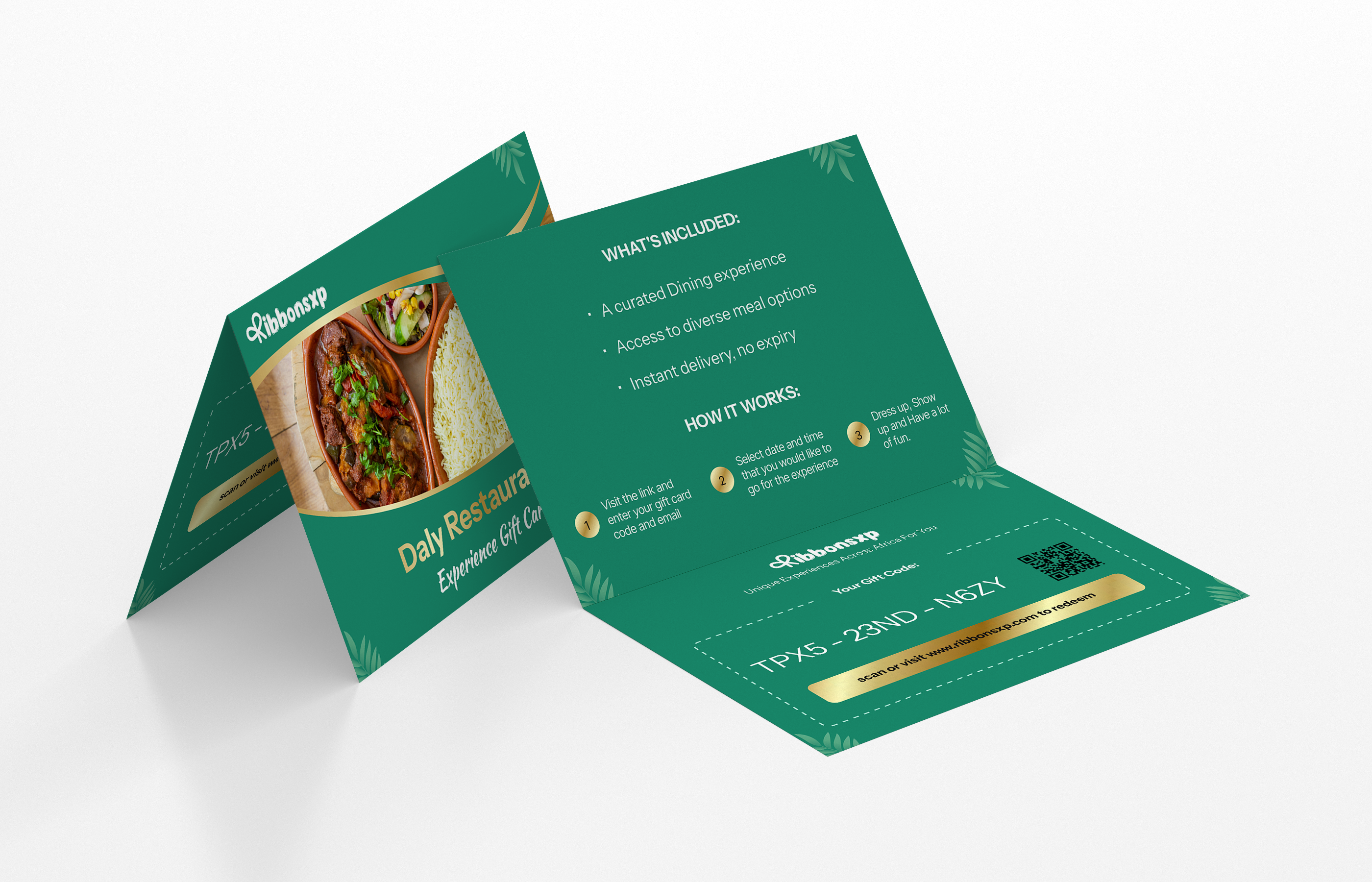 Saly physical gift card