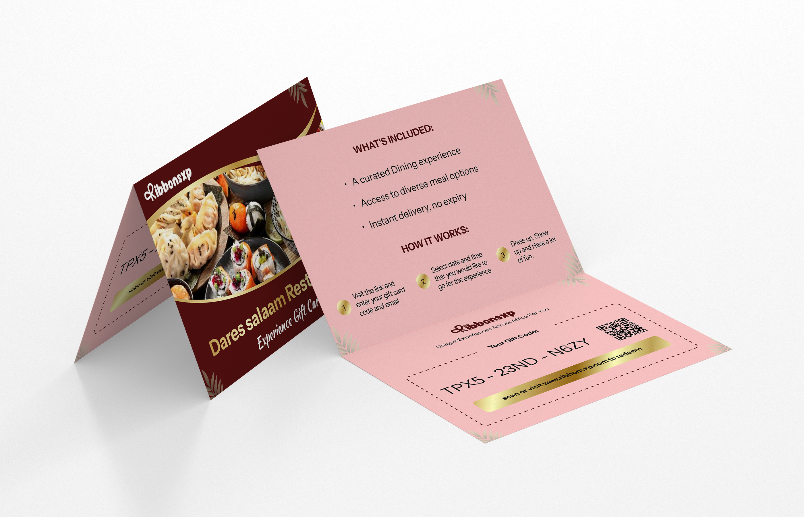 Dar es Salaam physical gift card — opened