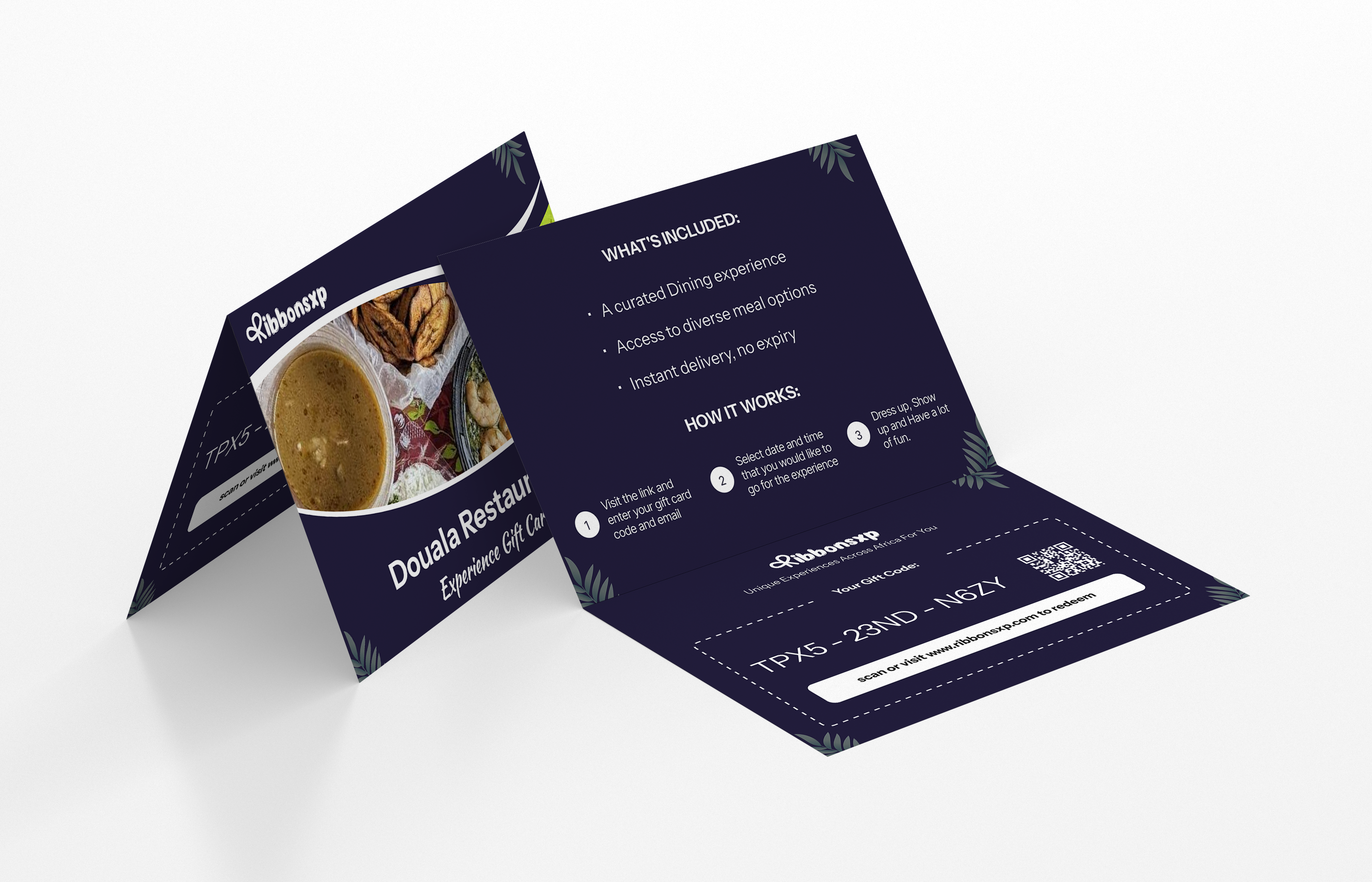 Douala physical gift card — opened