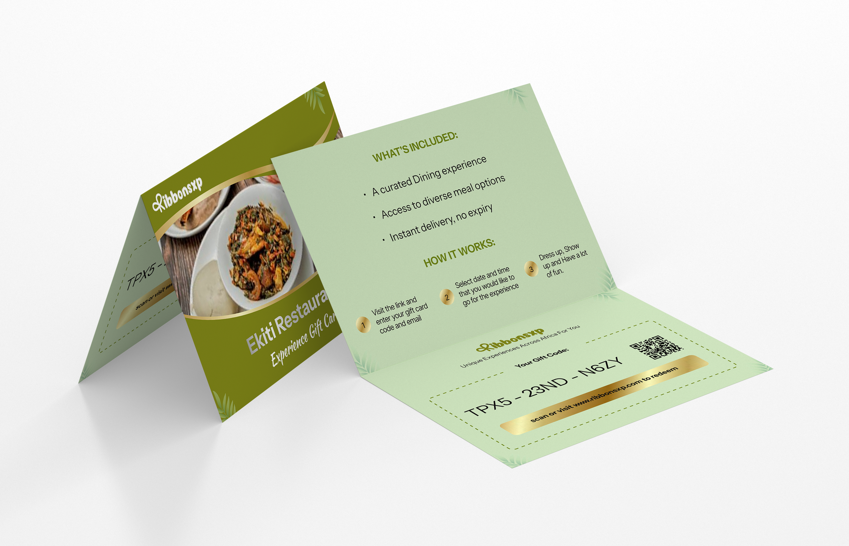 Ekiti physical gift card — opened